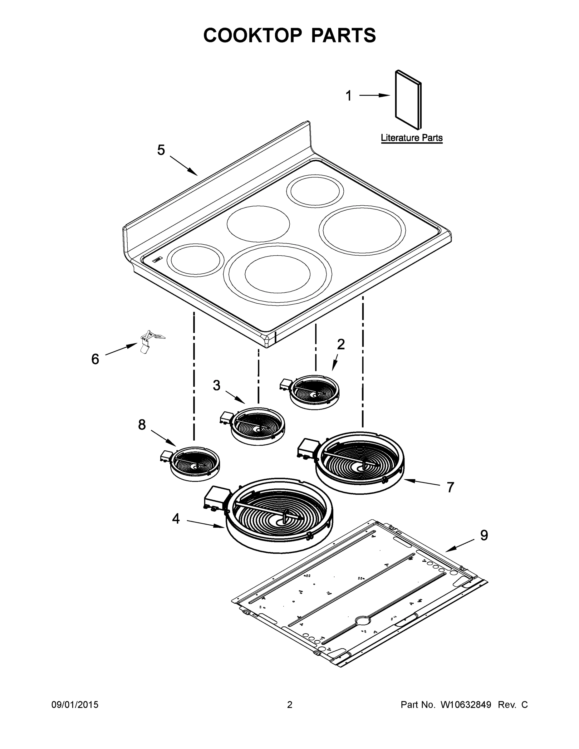 02 - COOKTOP PARTS