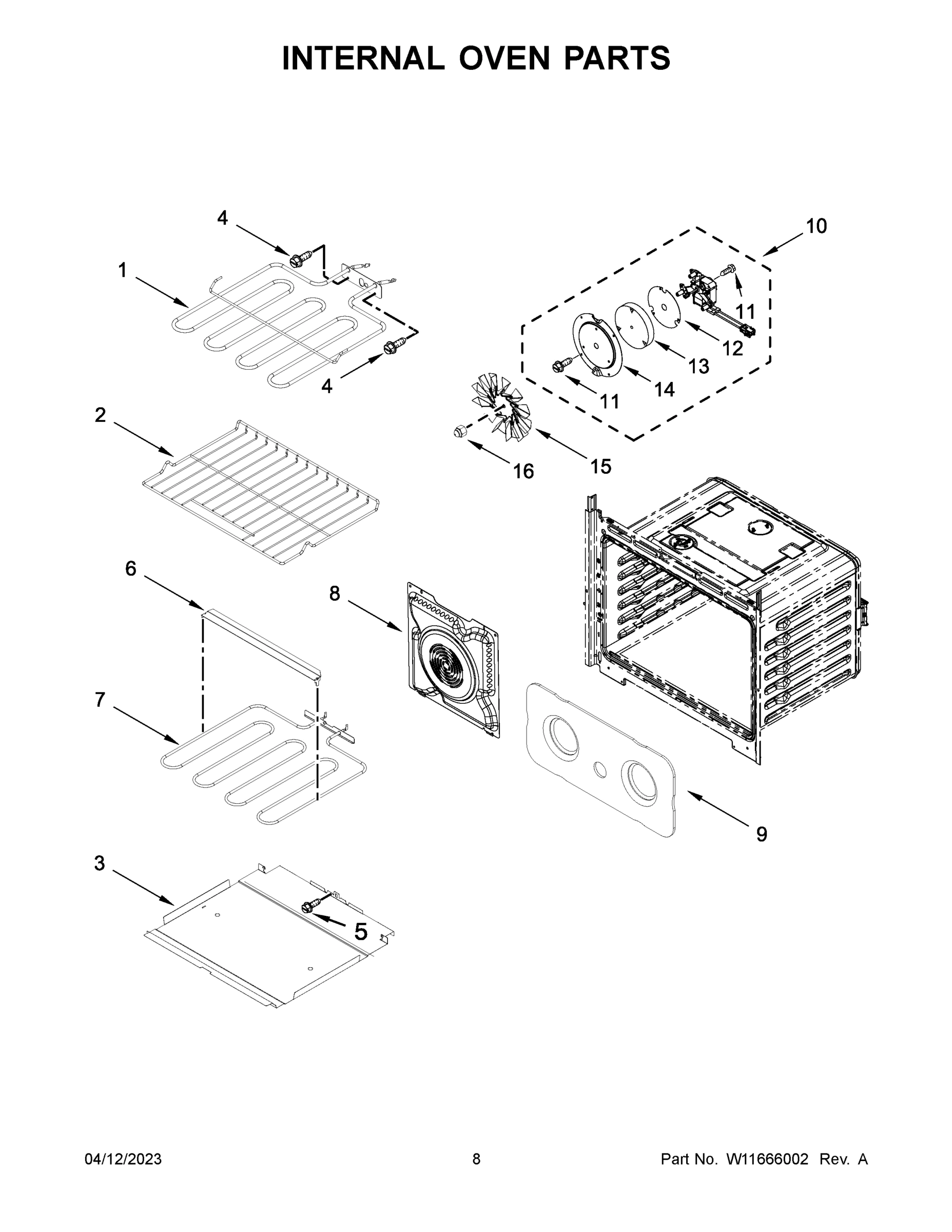 05 - INTERNAL OVEN PARTS