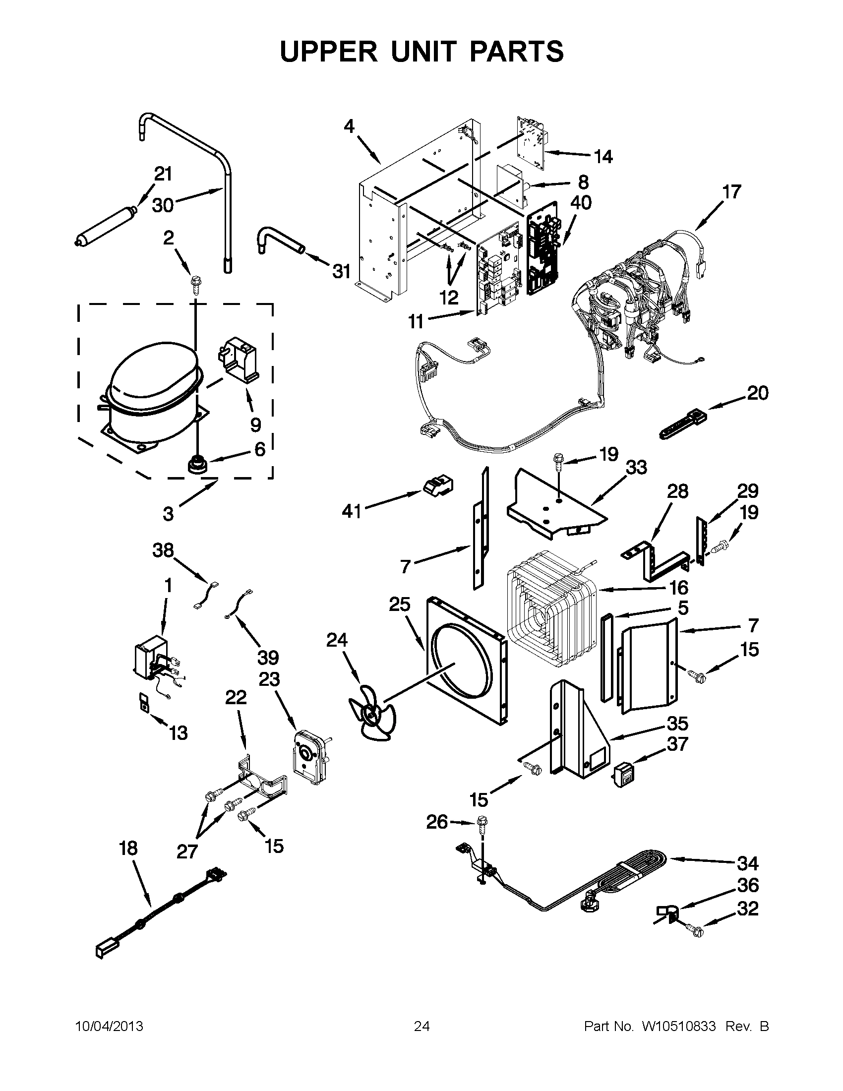 13 - UPPER UNIT PARTS