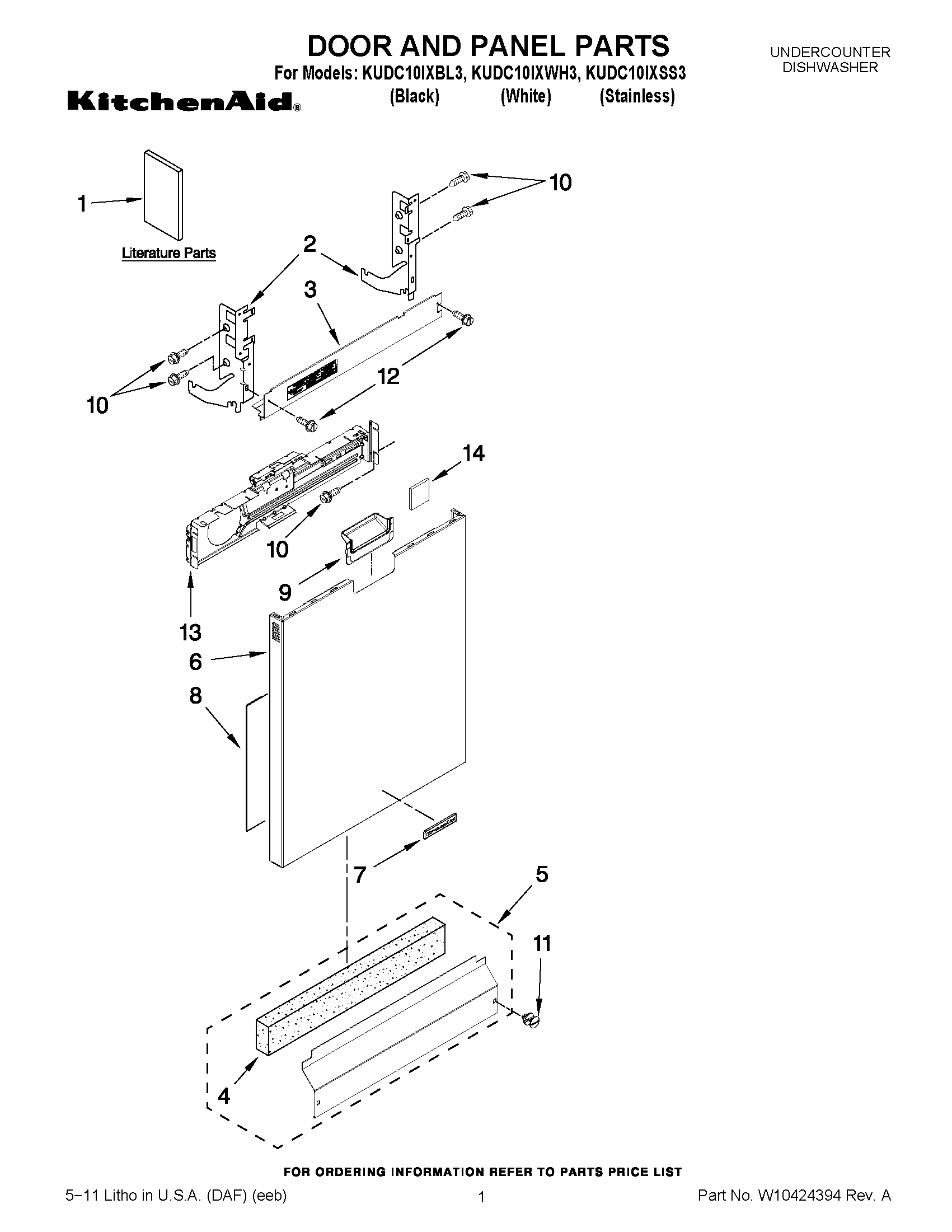01 - DOOR AND PANEL PARTS
