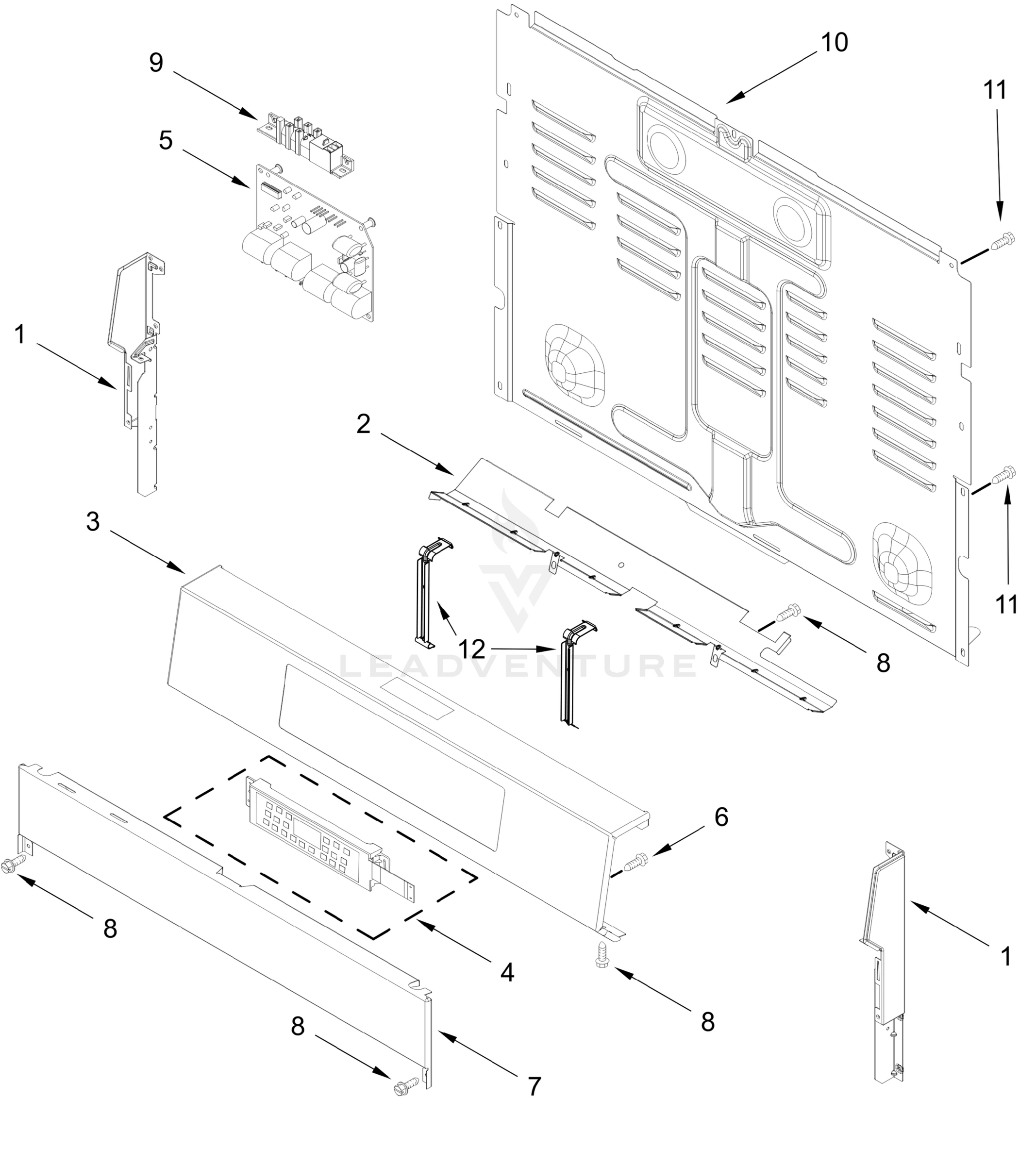 CONTROL PANEL PARTS