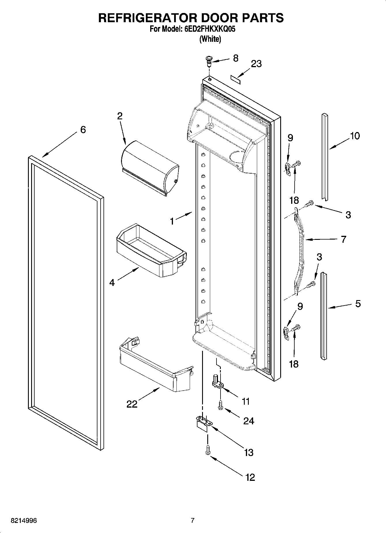 05 - REFRIGERATOR DOOR PARTS