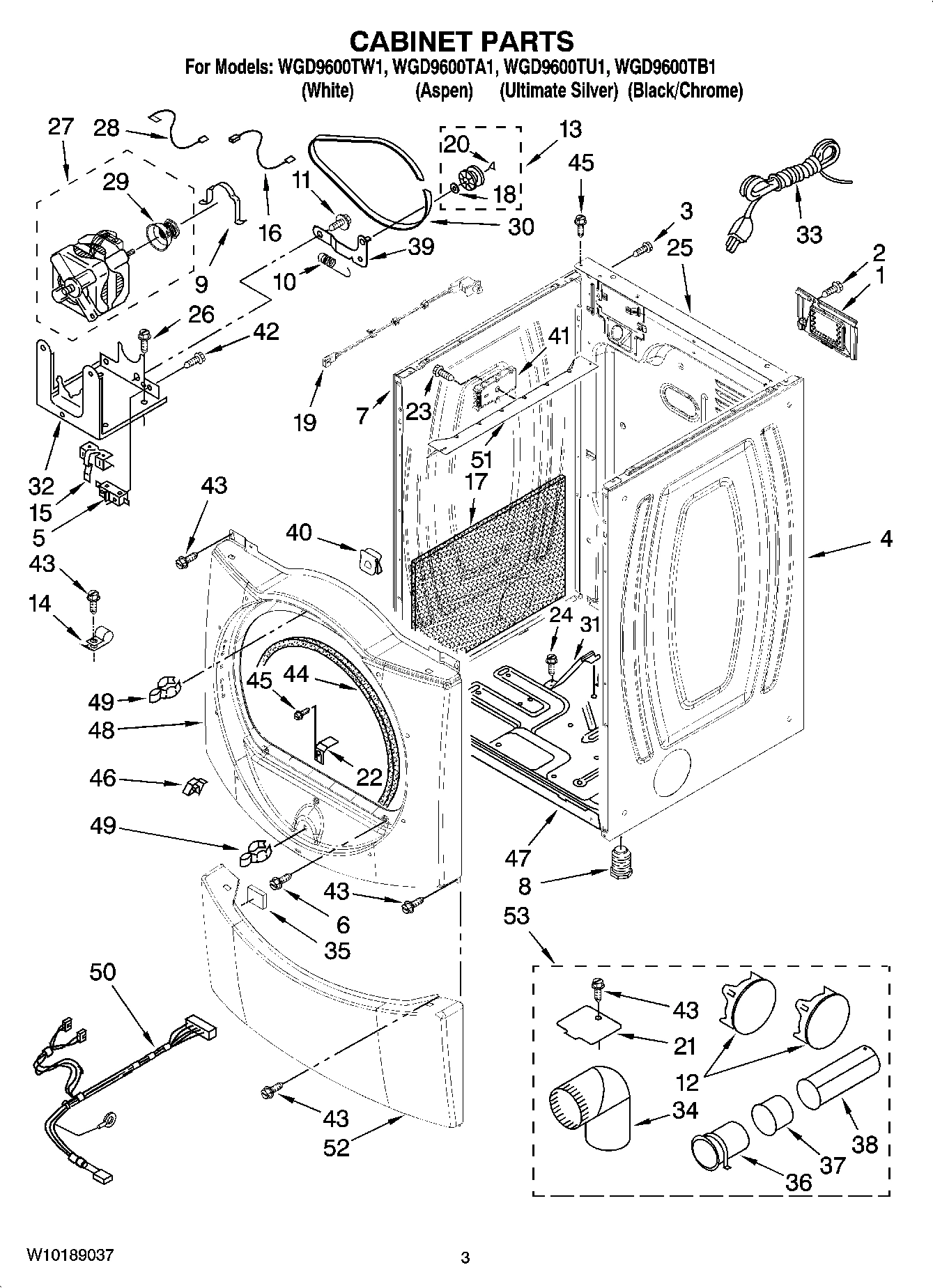 02 - CABINET PARTS