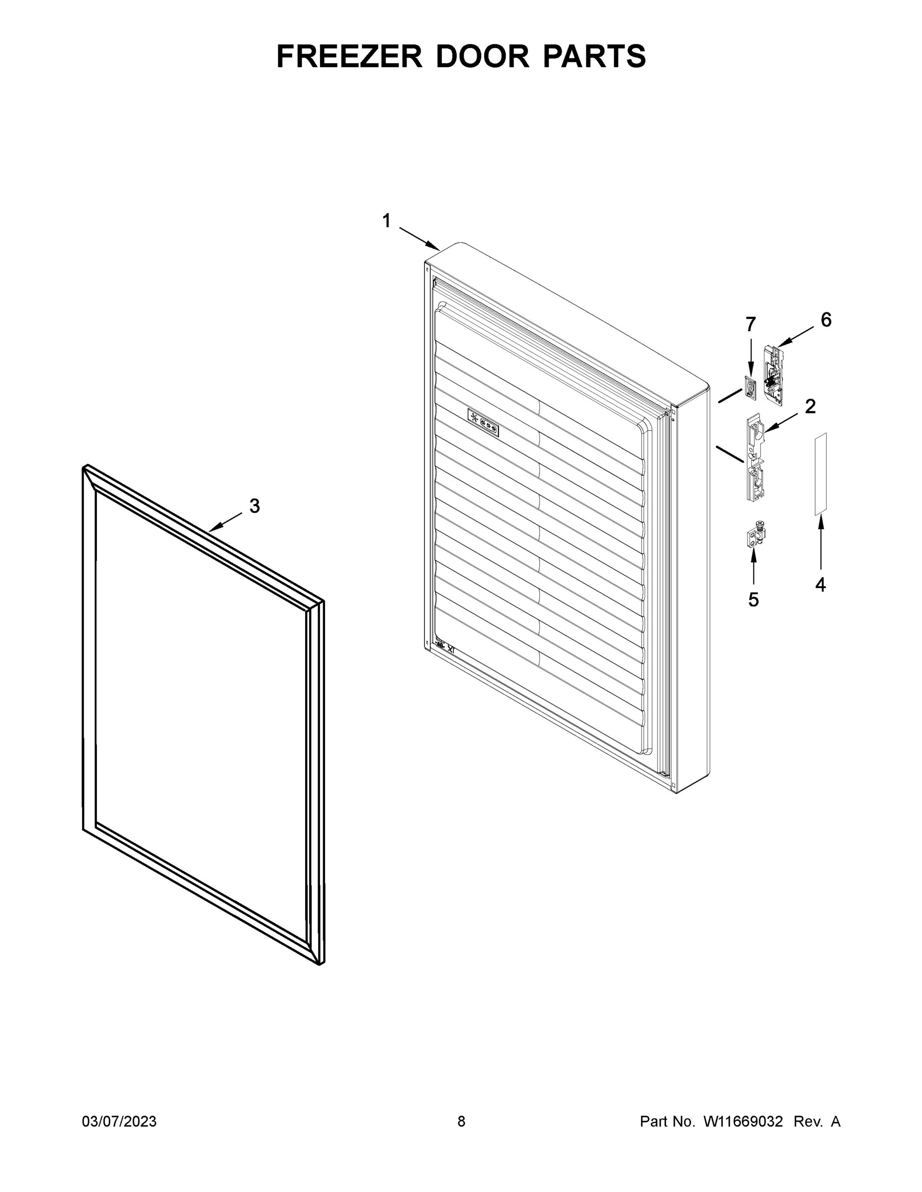05 - FREEZER DOOR PARTS