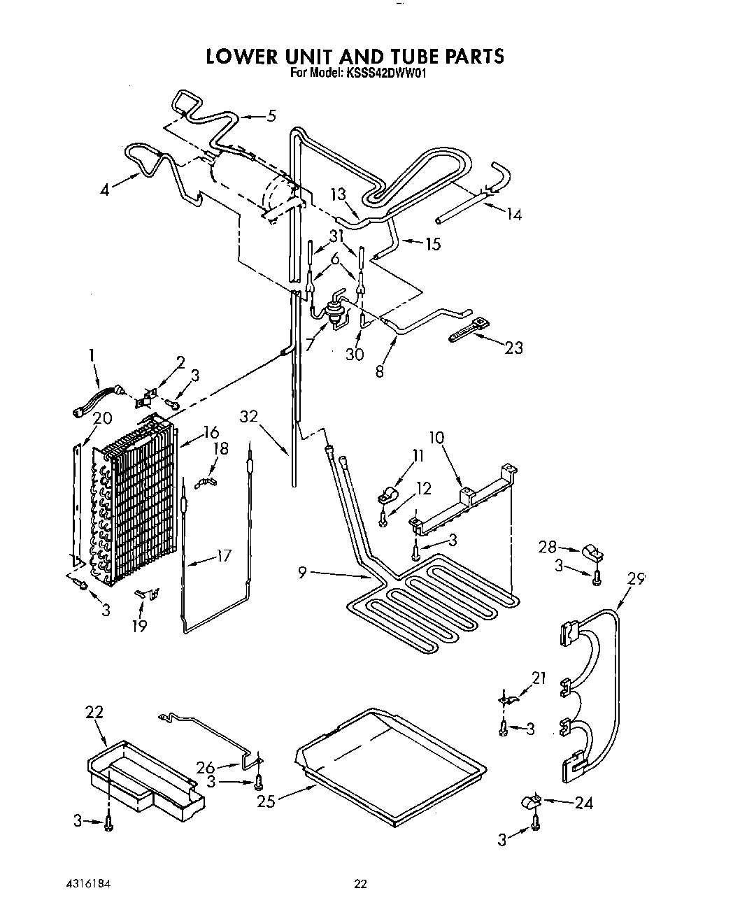 15 - LOWER UNIT AND TUBE