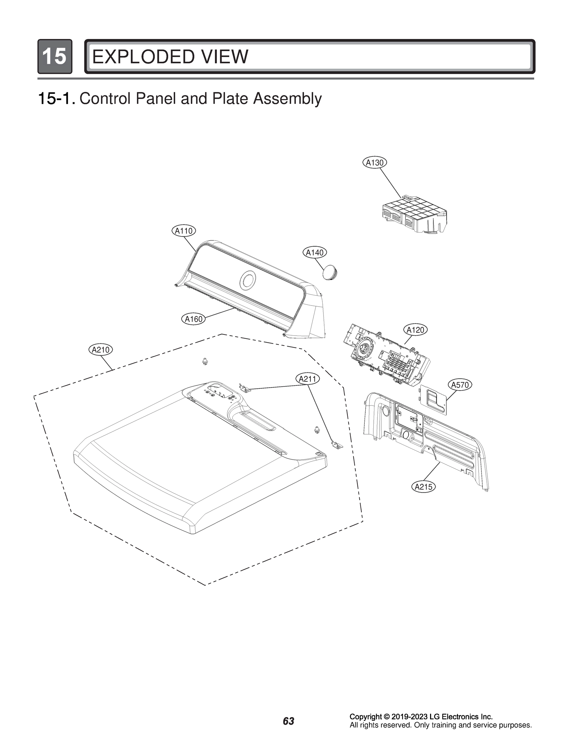 CONTROL PANEL AND PLATE ASSEMBLY