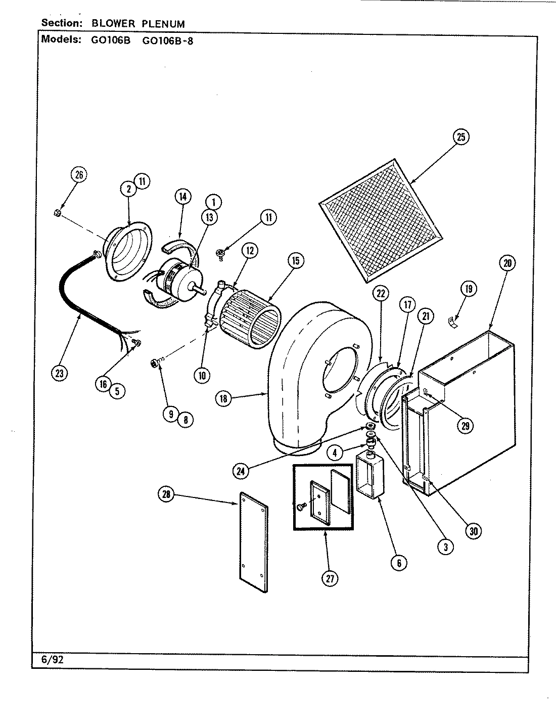 01 - BLOWER PLENUM