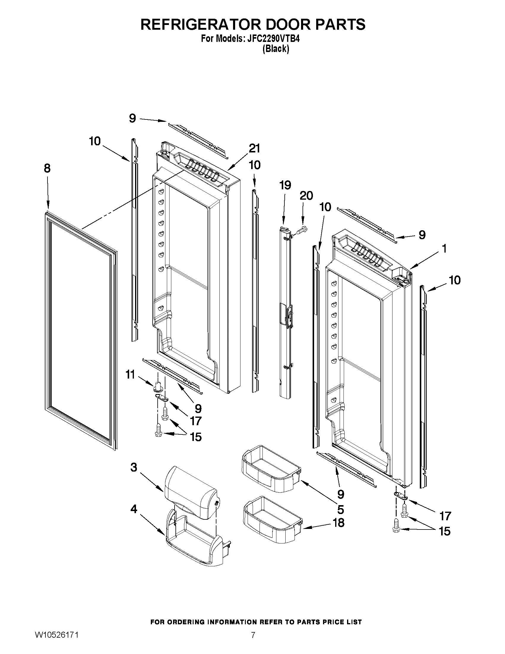 04 - REFRIGERATOR DOOR PARTS