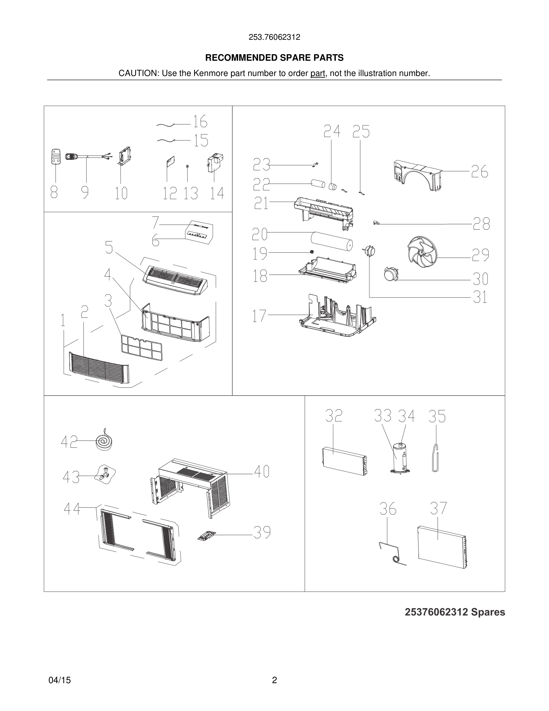 03 - RECOMMENDED SPARE PARTS