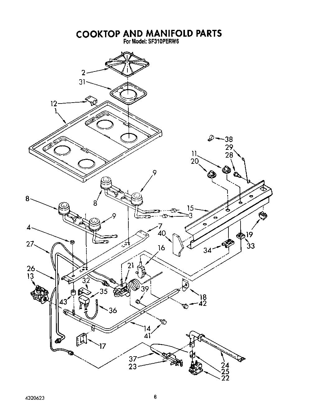 06 - COOKTOP AND MANIFOLD, LIT/OPTIONAL