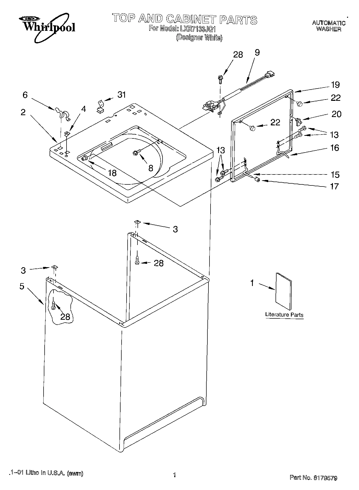 01 - TOP AND CABINET, LITERATURE
