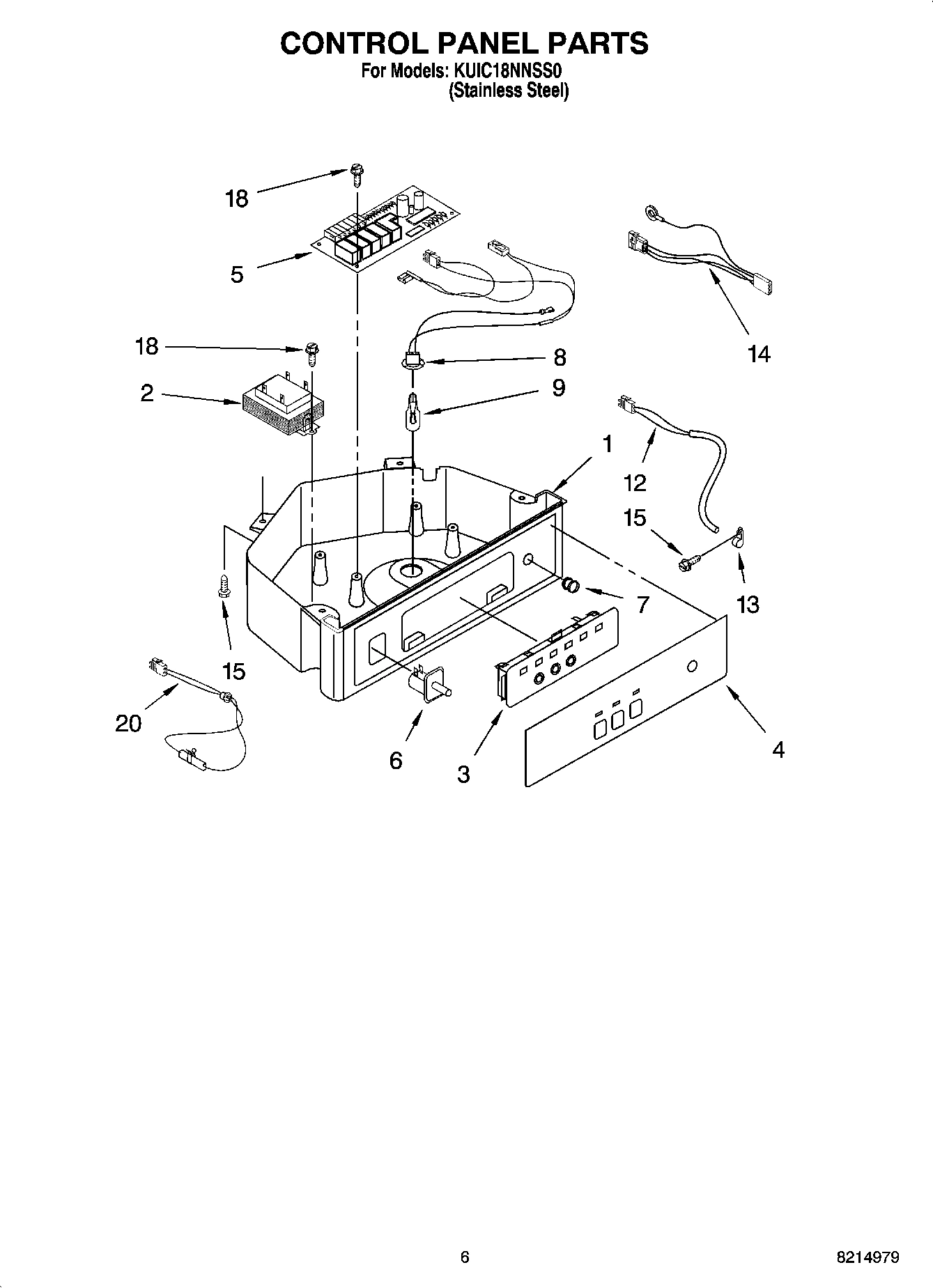04 - CONTROL PANEL PARTS