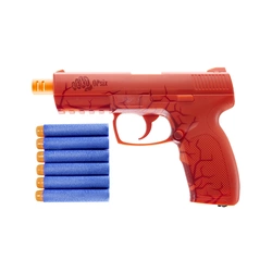REKT OpSix CO2 Foam Dart Launcher Red Pistol