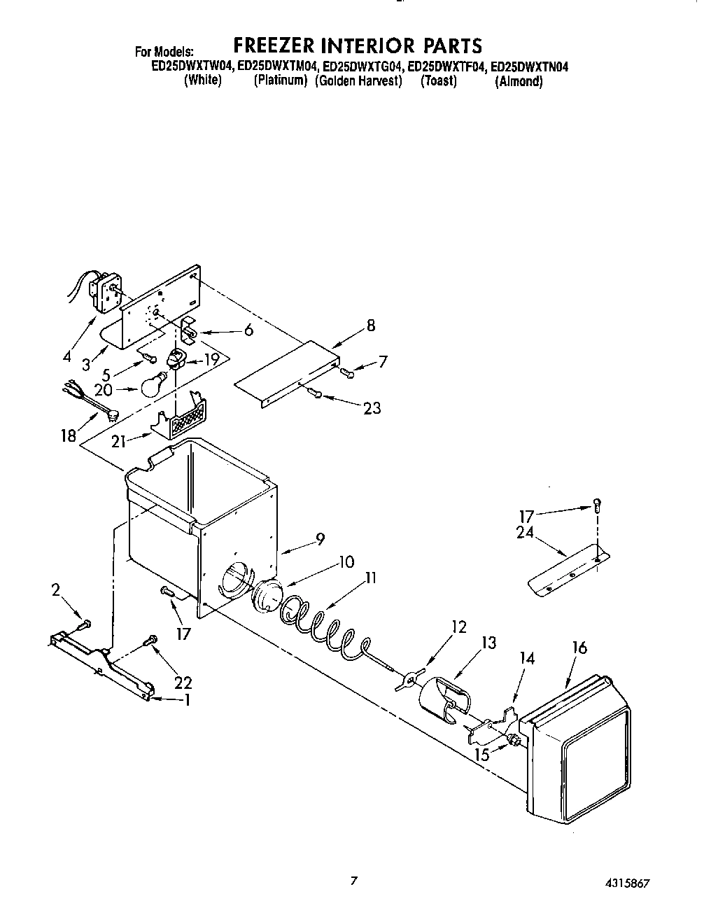 06 - FREEZER INTERIOR
