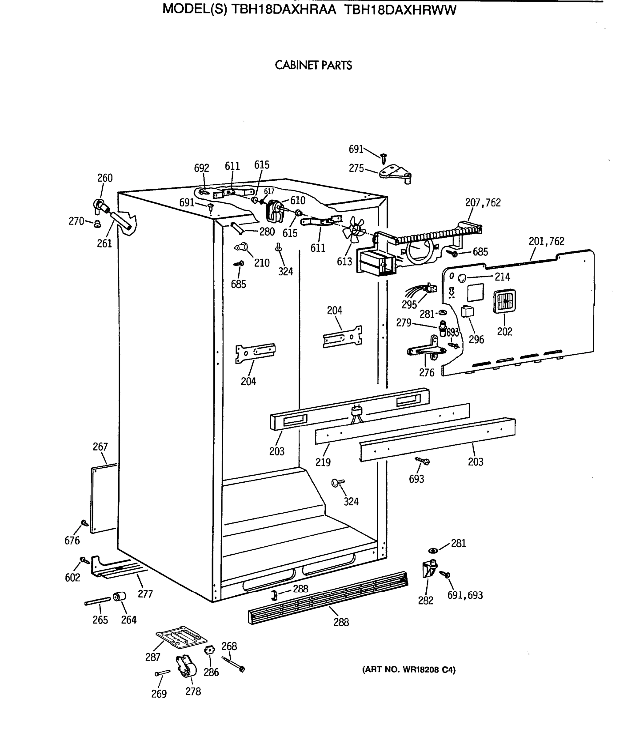 CABINET PARTS
