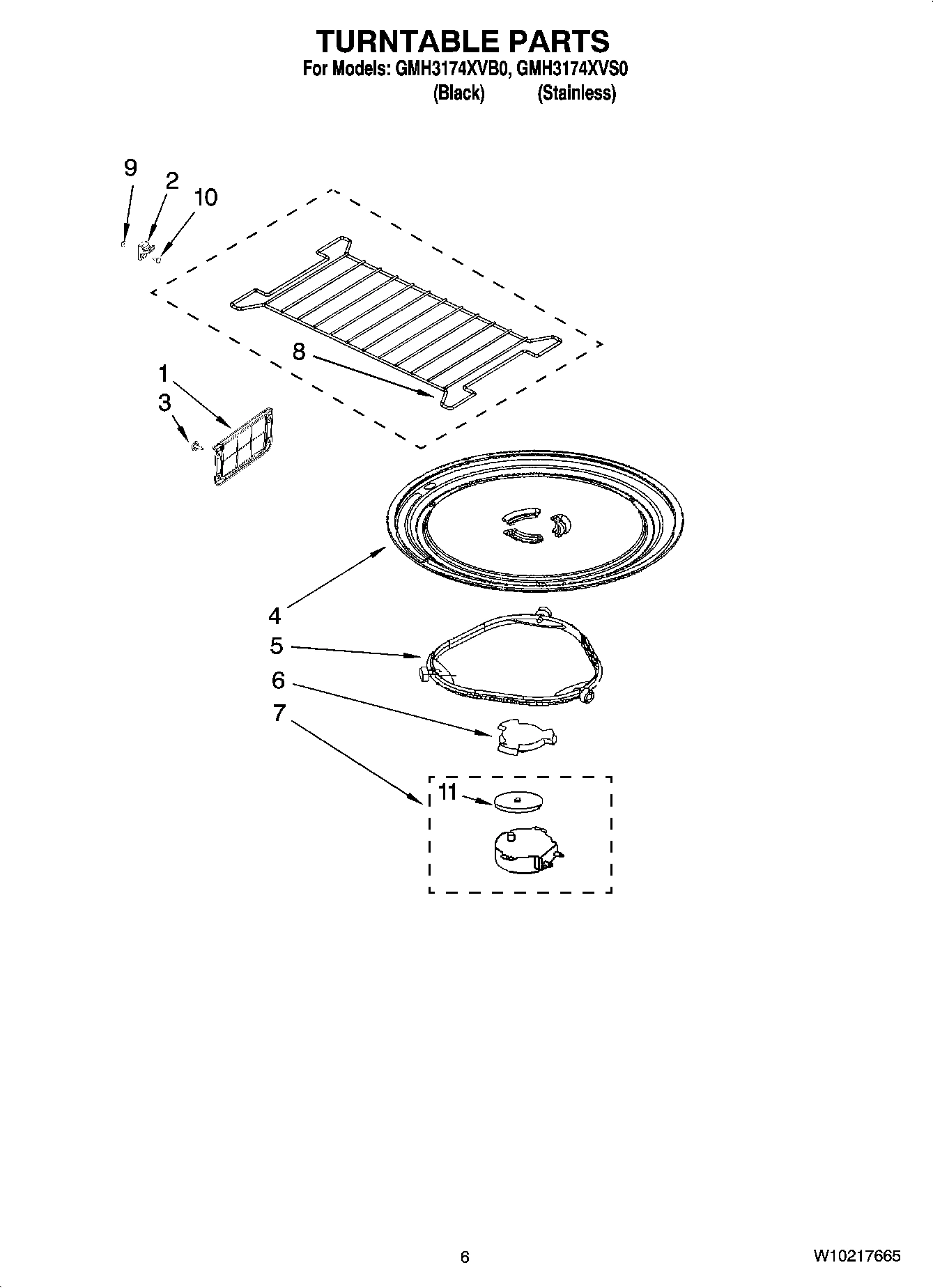 05 - TURNTABLE PARTS