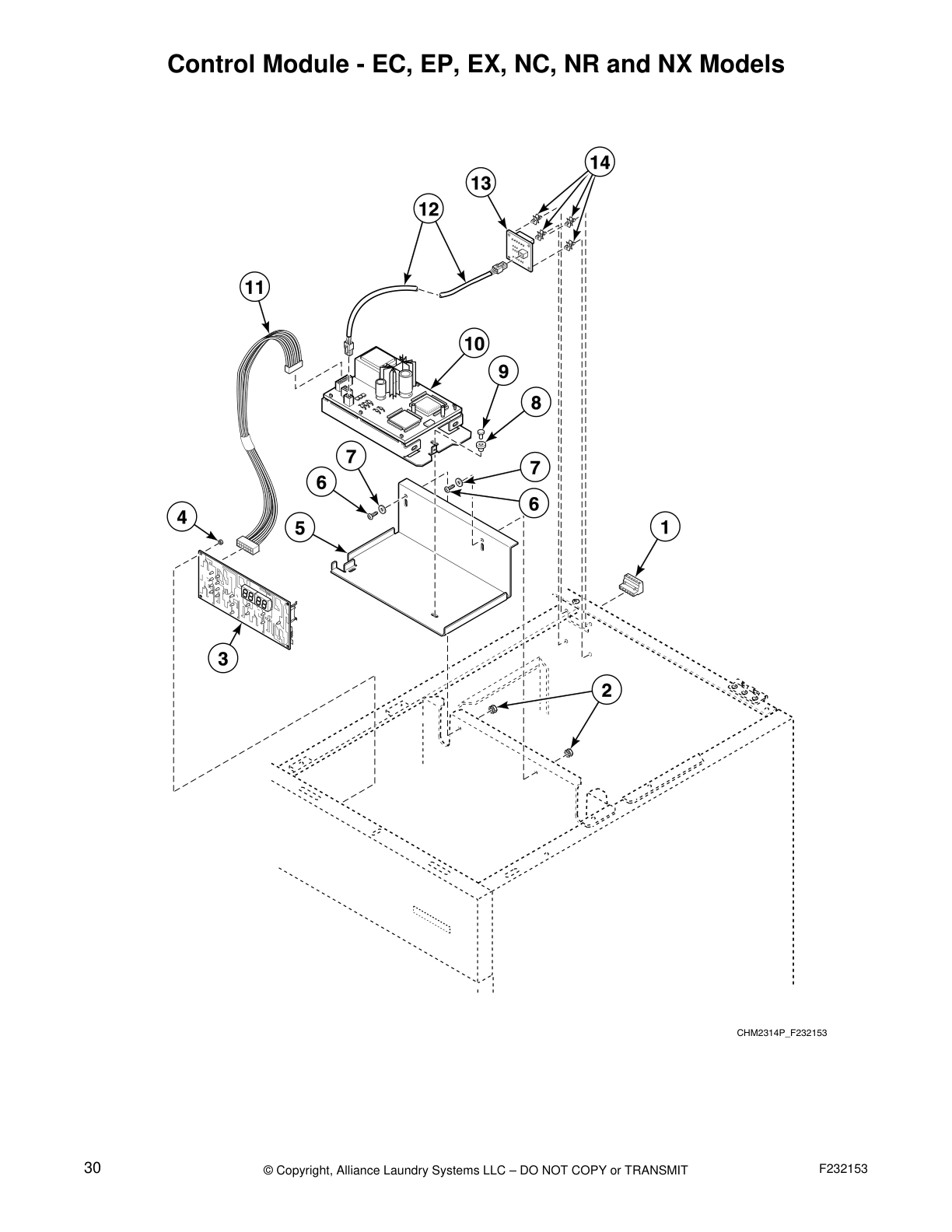 Control Module - EC, EP, EX, NC, NR and NX Models