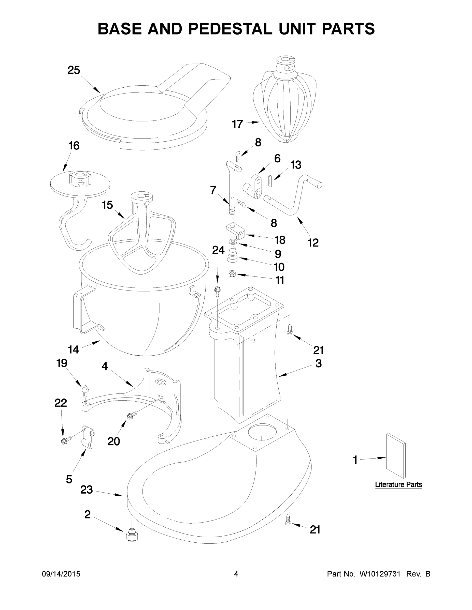 03 - BASE AND PEDESTAL UNIT PARTS