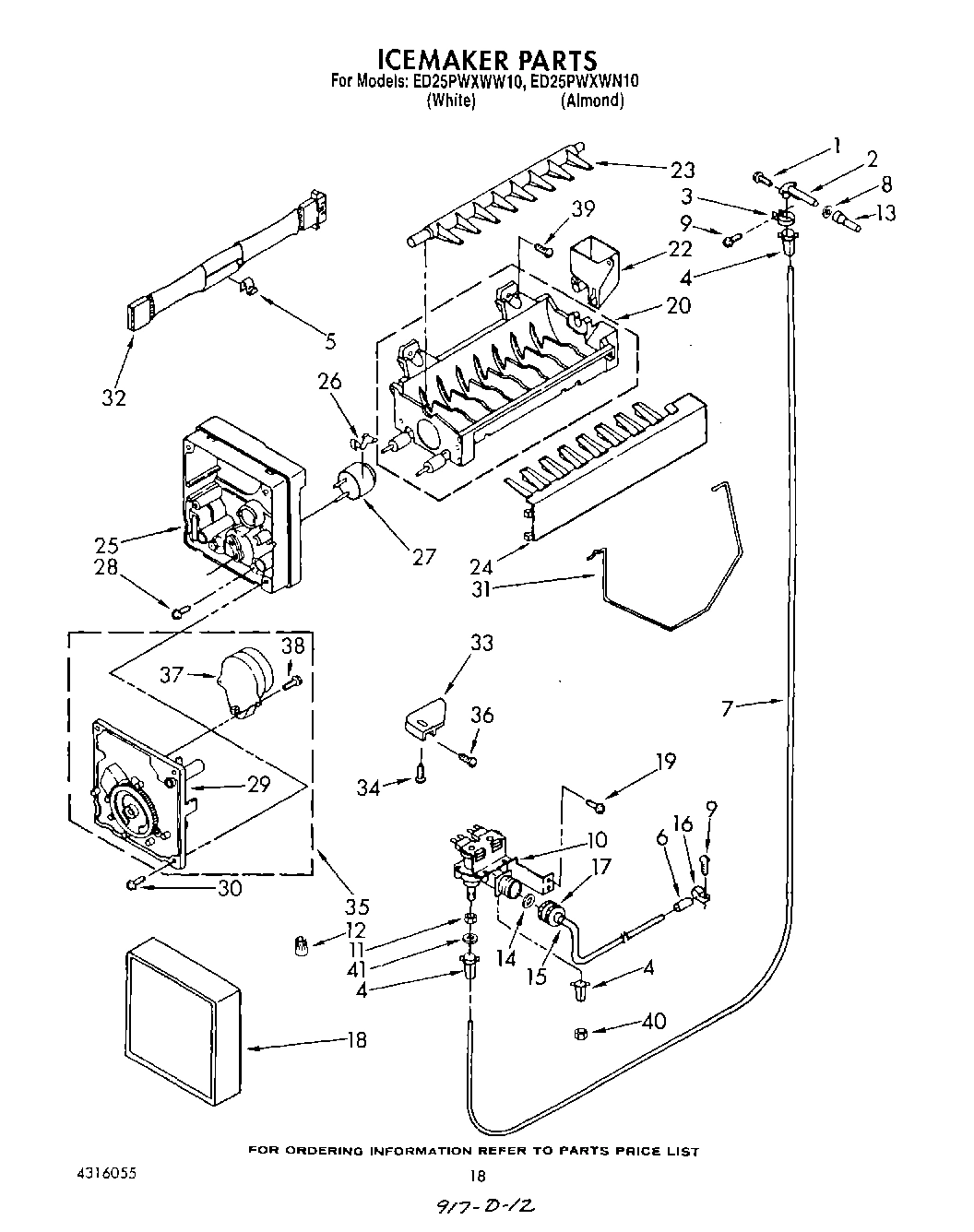 13 - ICEMAKER , NOT ILLUSTRATED