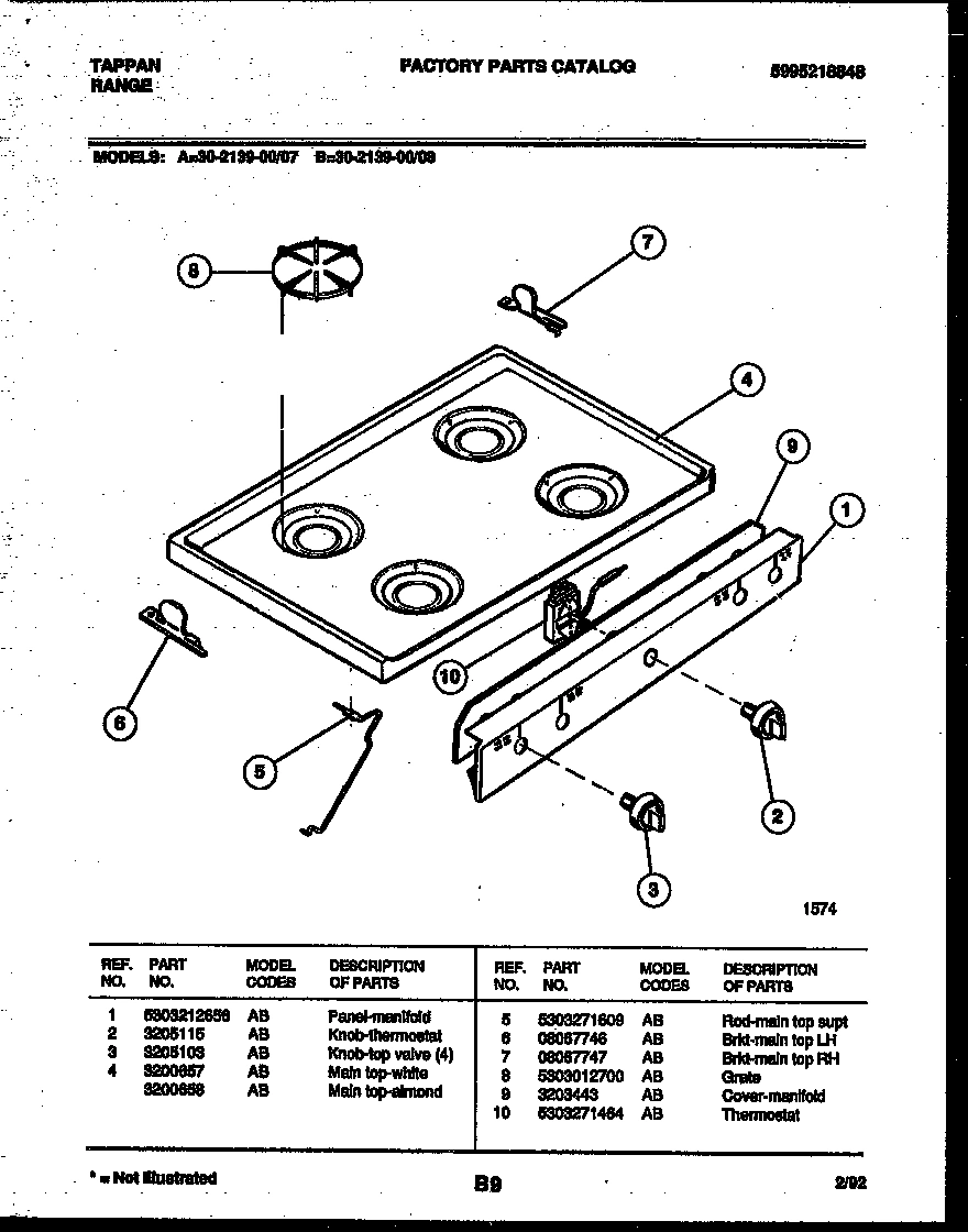 03 - COOKTOP PARTS