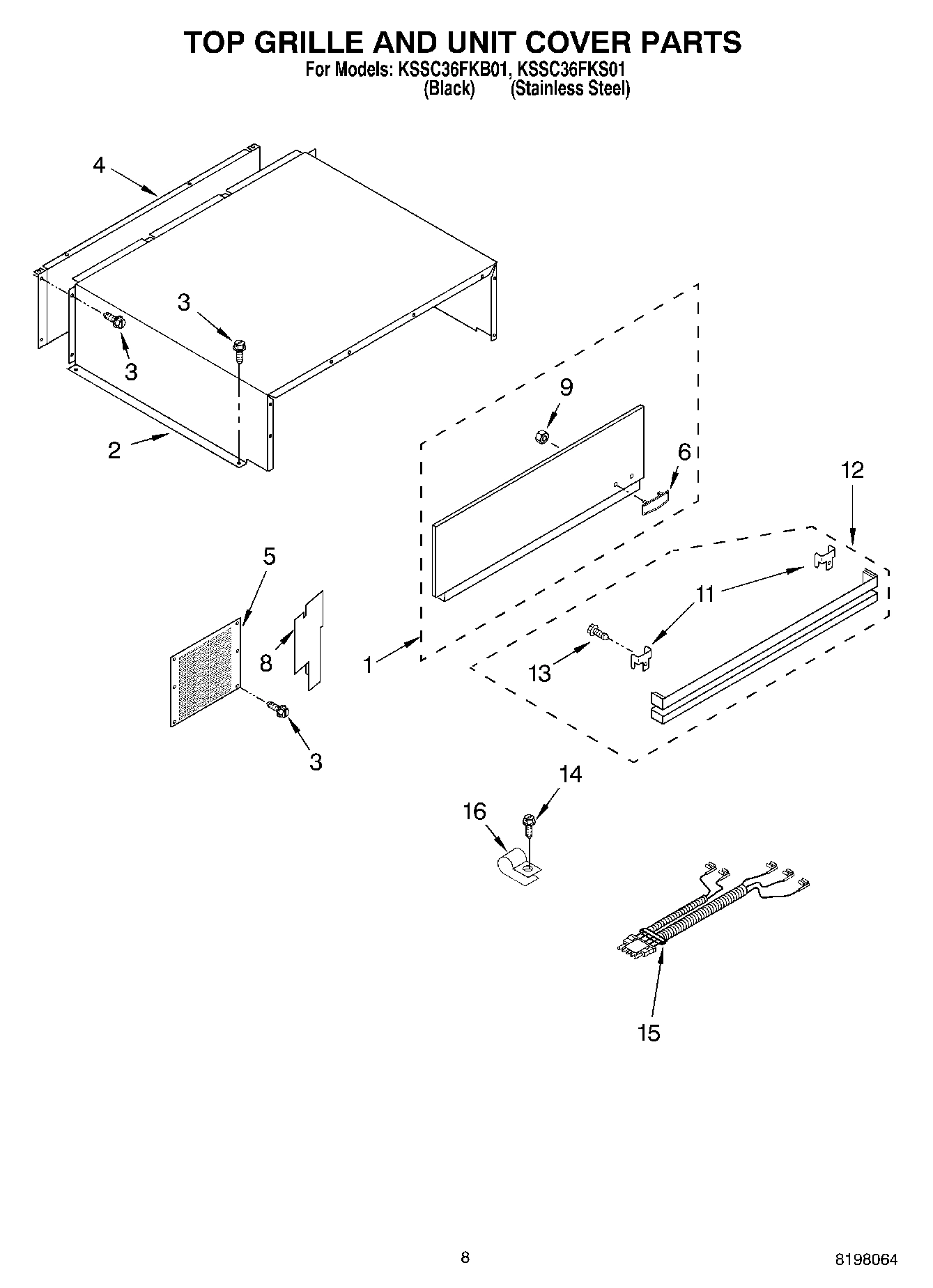 06 - TOP GRILLE AND UNIT COVER