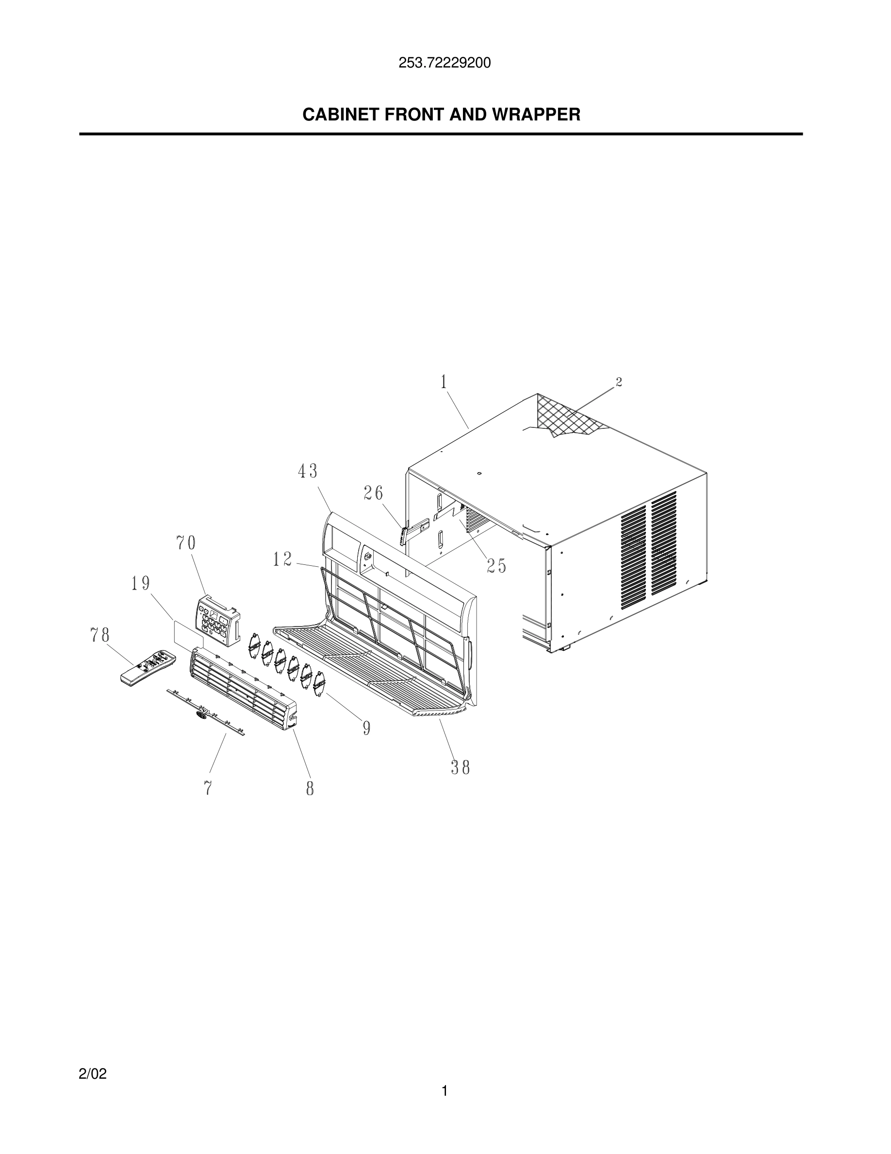 03 - CABINET FRONT AND WRAPPER