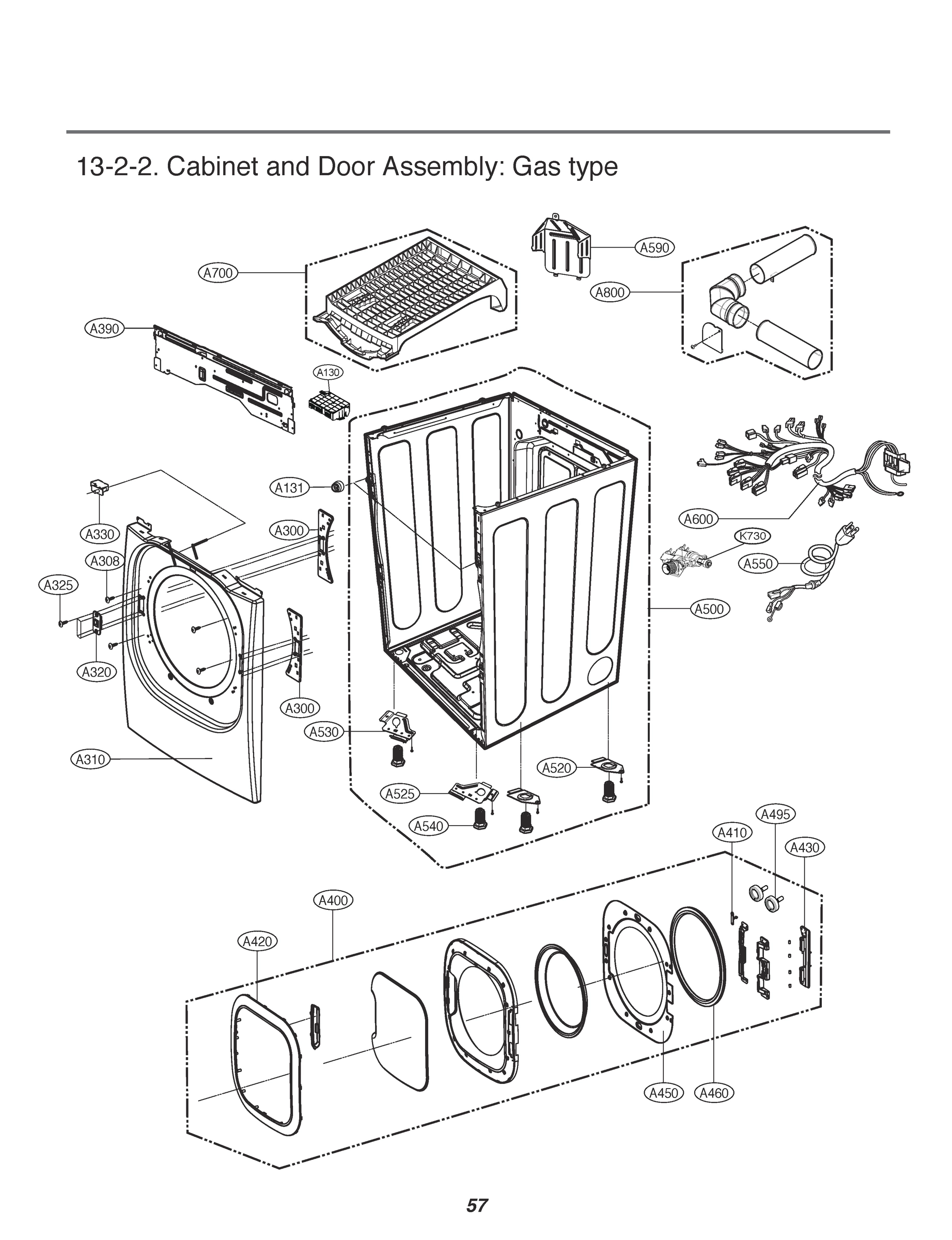 CABINET AND DOOR ASSEMBLY