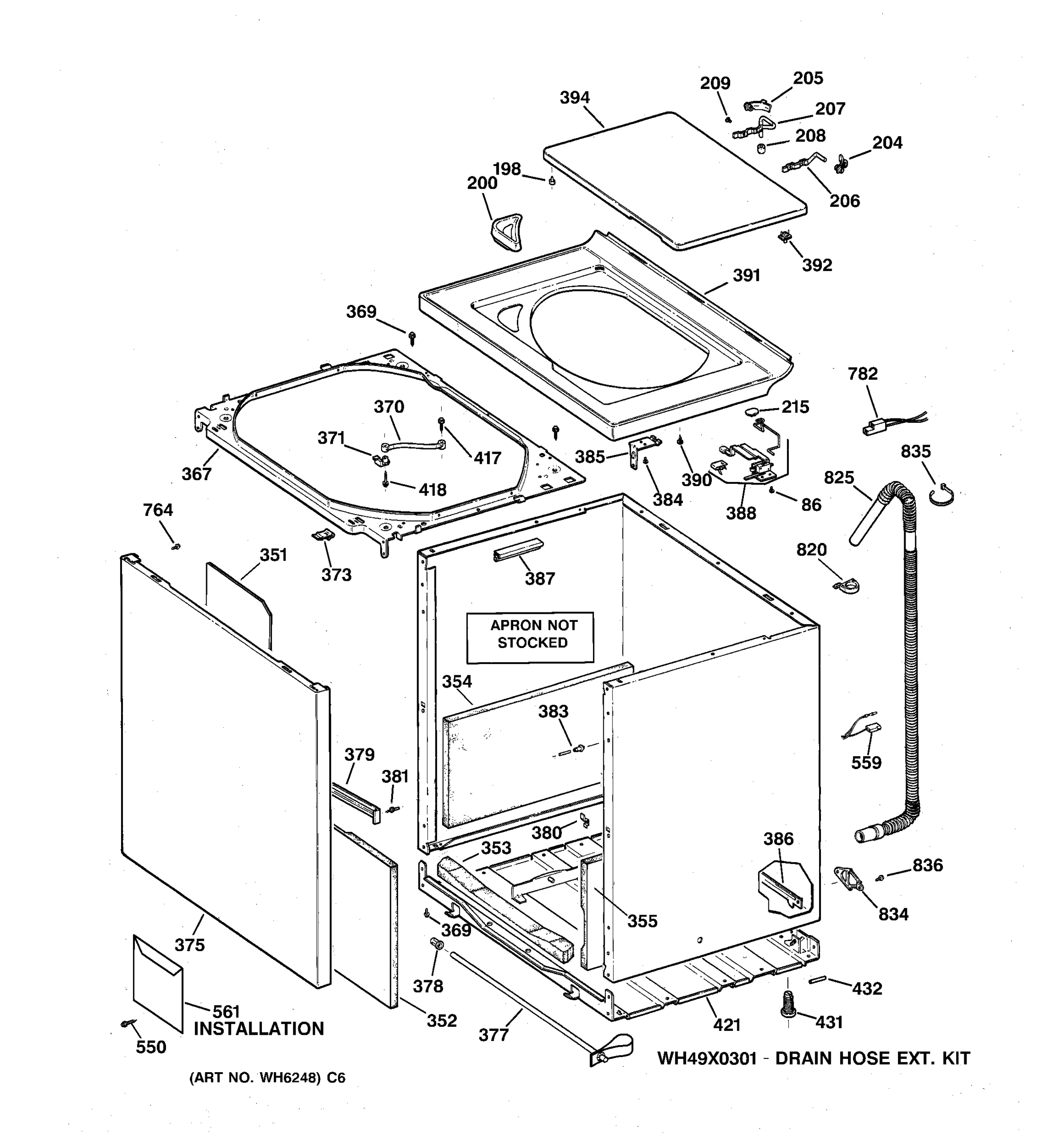 CABINET, COVER & FRONT PANEL