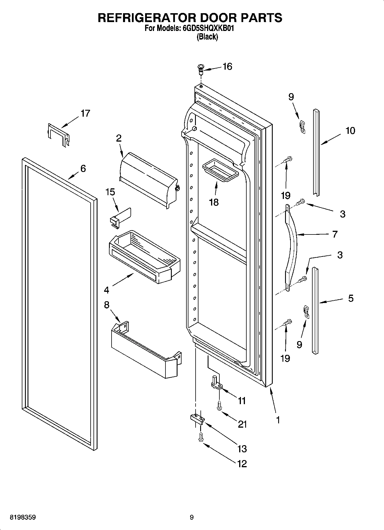 06 - REFRIGERATOR DOOR PARTS