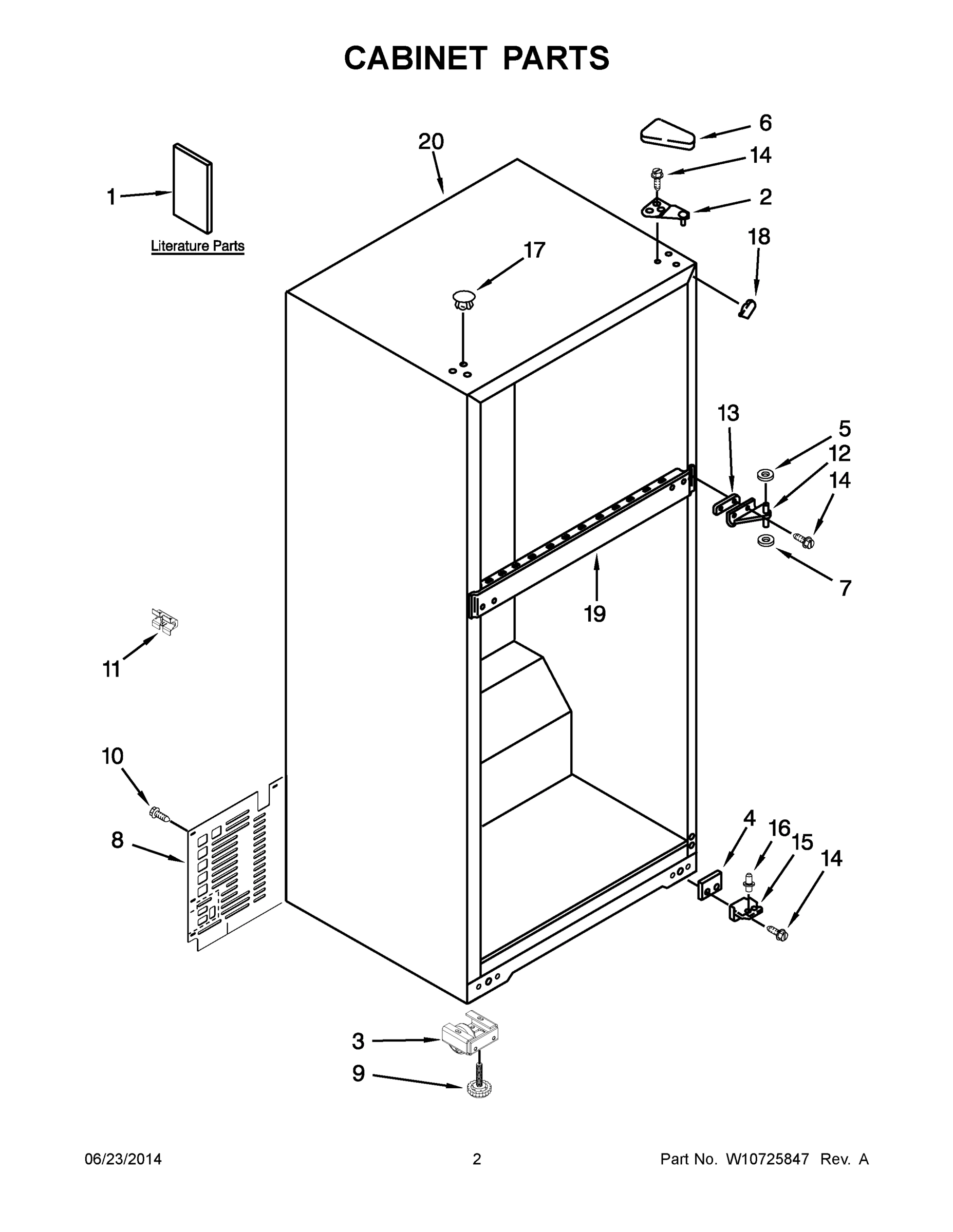02 - CABINET PARTS