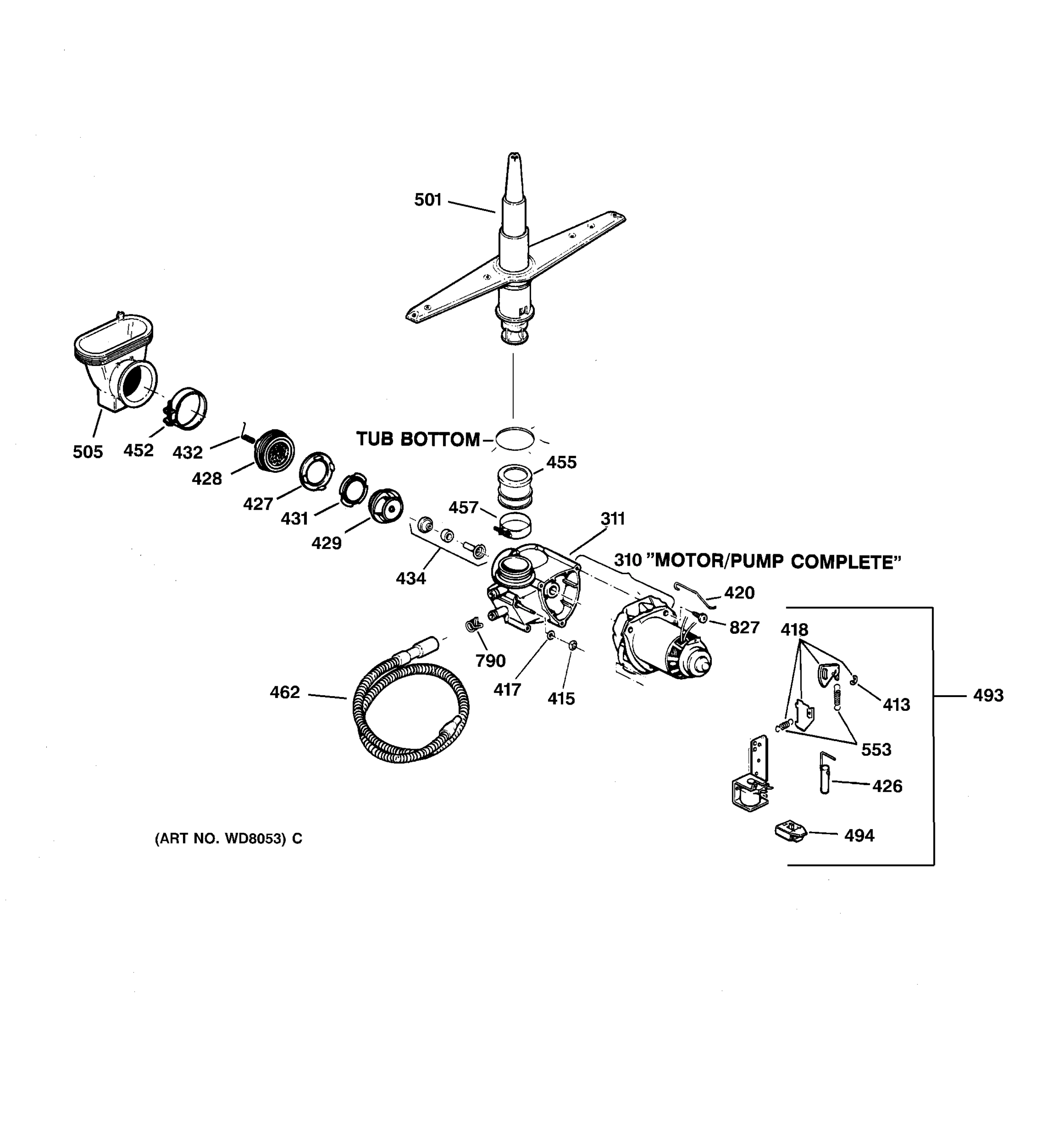 MOTOR-PUMP MECHANISM