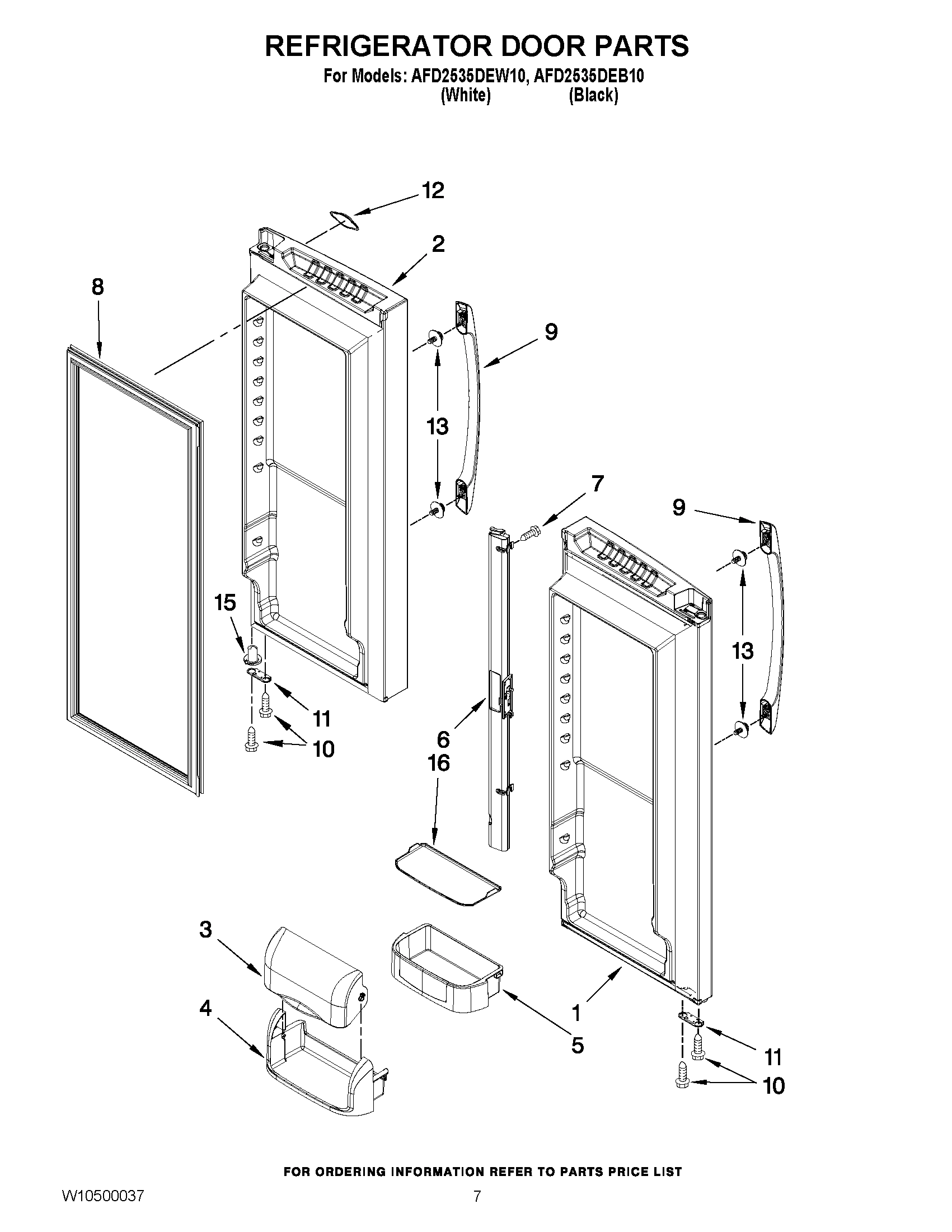 04 - REFRIGERATOR DOOR PARTS