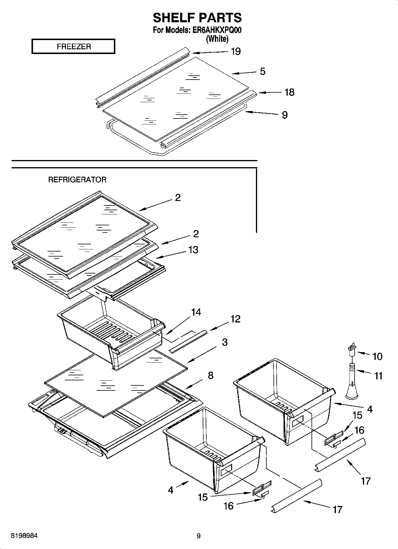 05 - SHELF PARTS, OPTIONAL PARTS