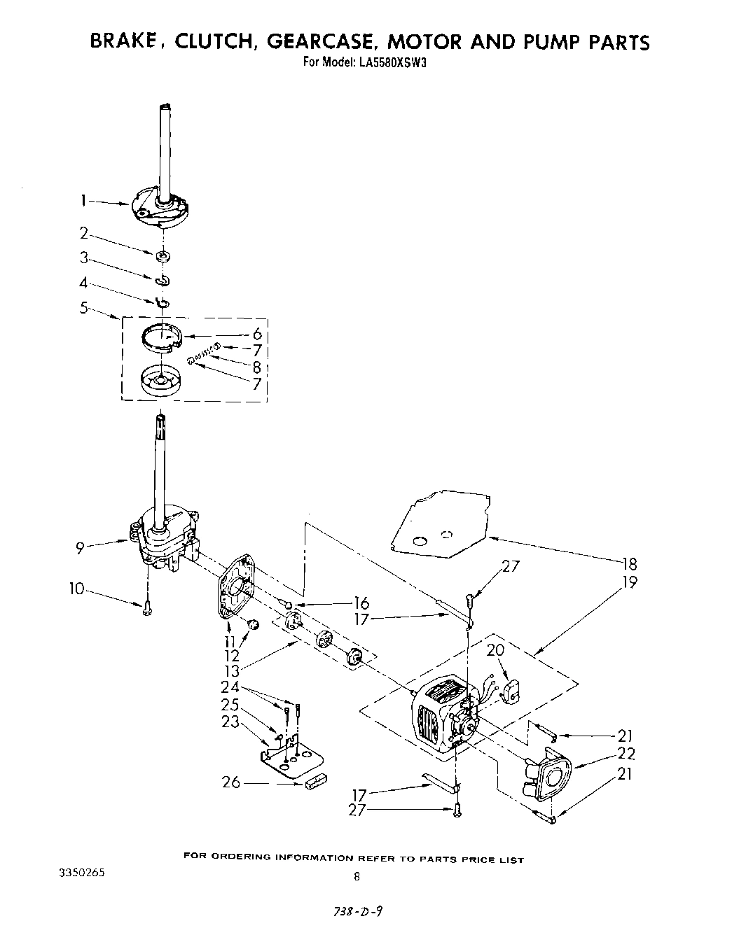 06 - BRAKE, CLUTCH, GEARCASE, MOTOR AND PUMP