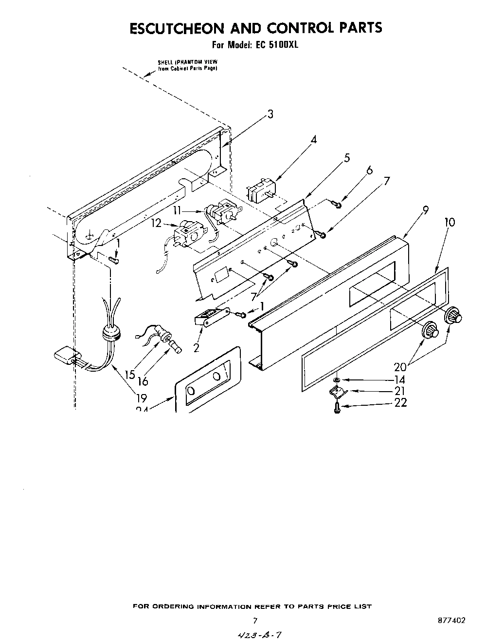 05 - ESCUTCHEON AND CONTROL