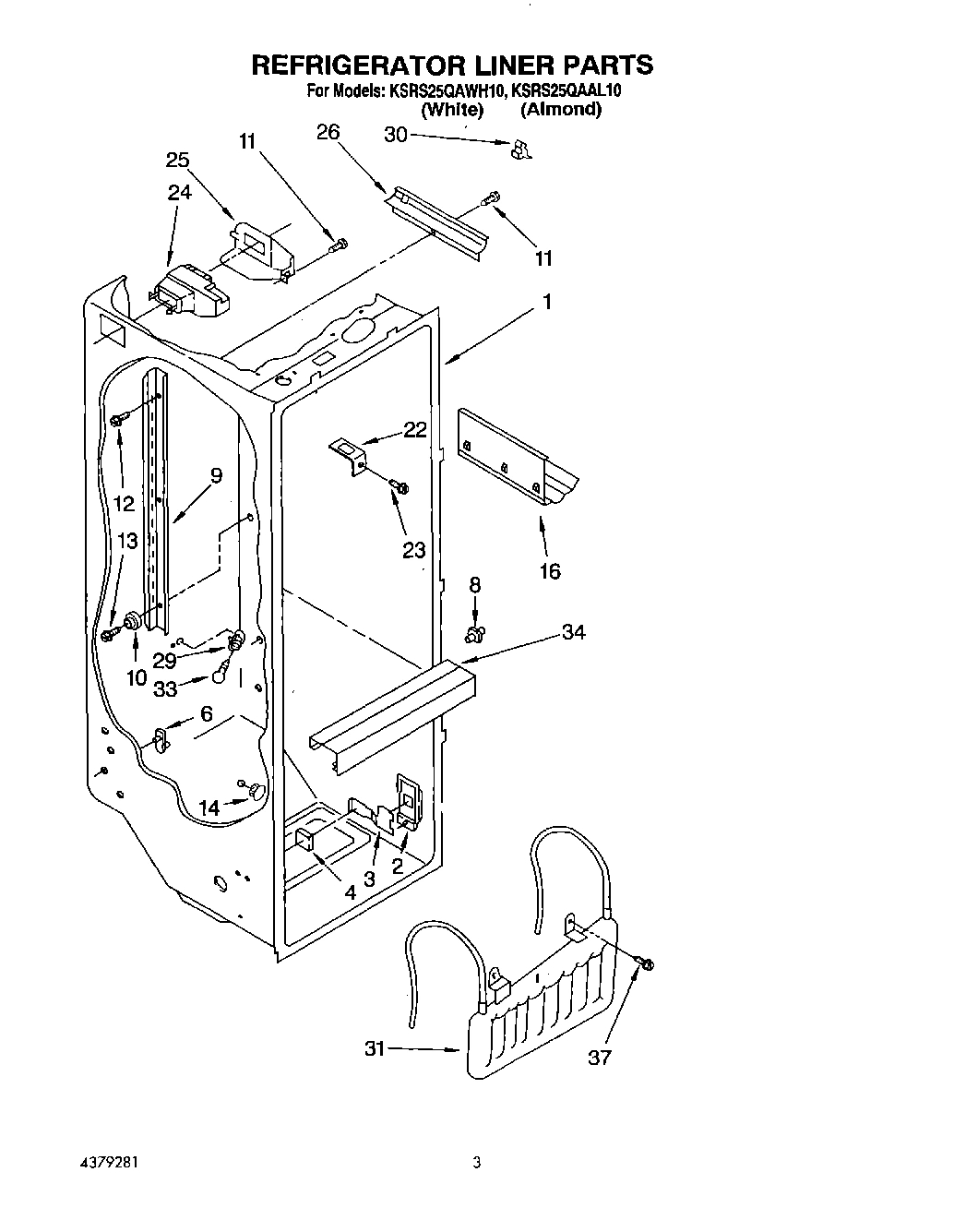 02 - REFRIGERATOR LINER