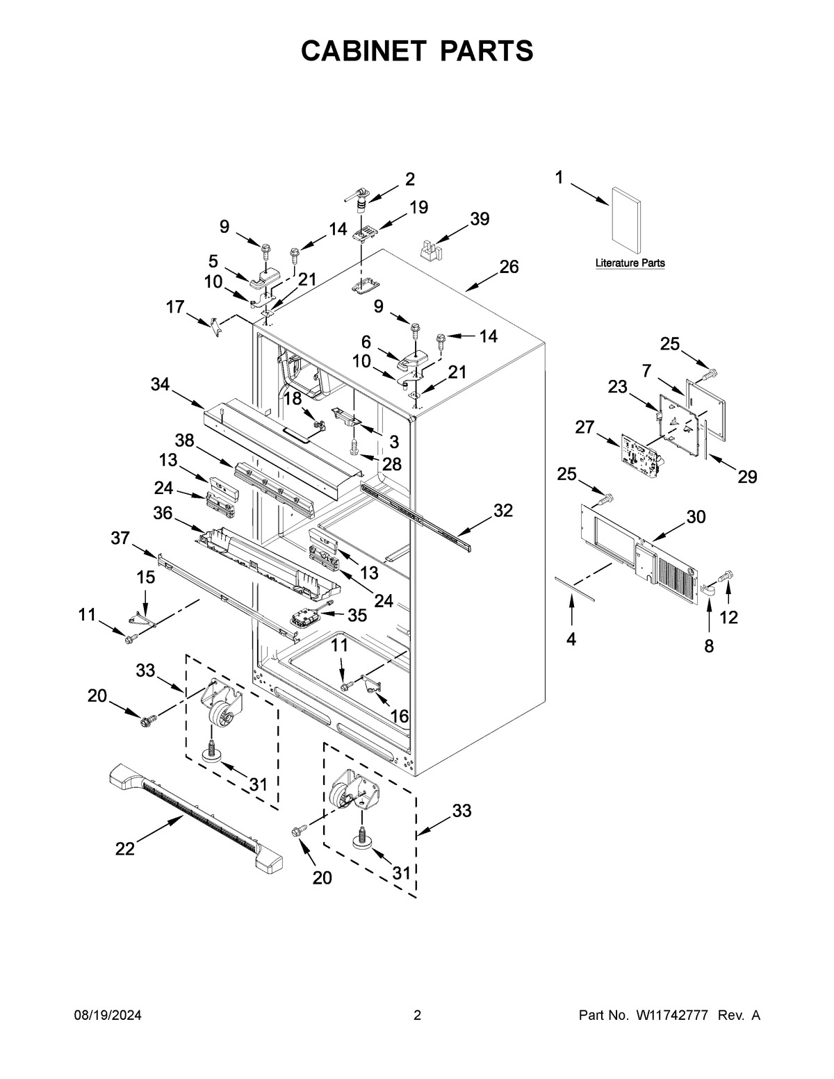 02 - CABINET PARTS