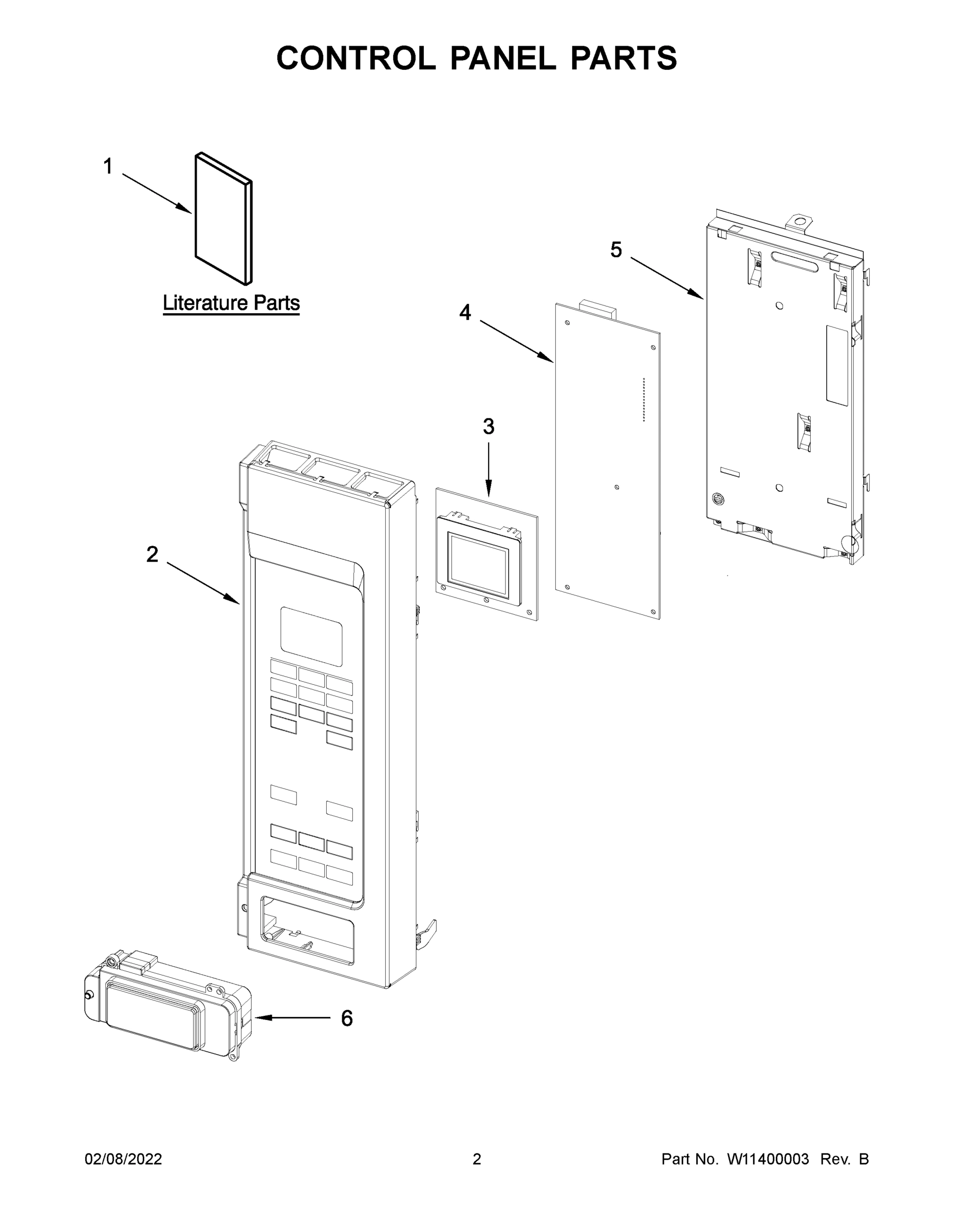 02 - CONTROL PANEL PARTS