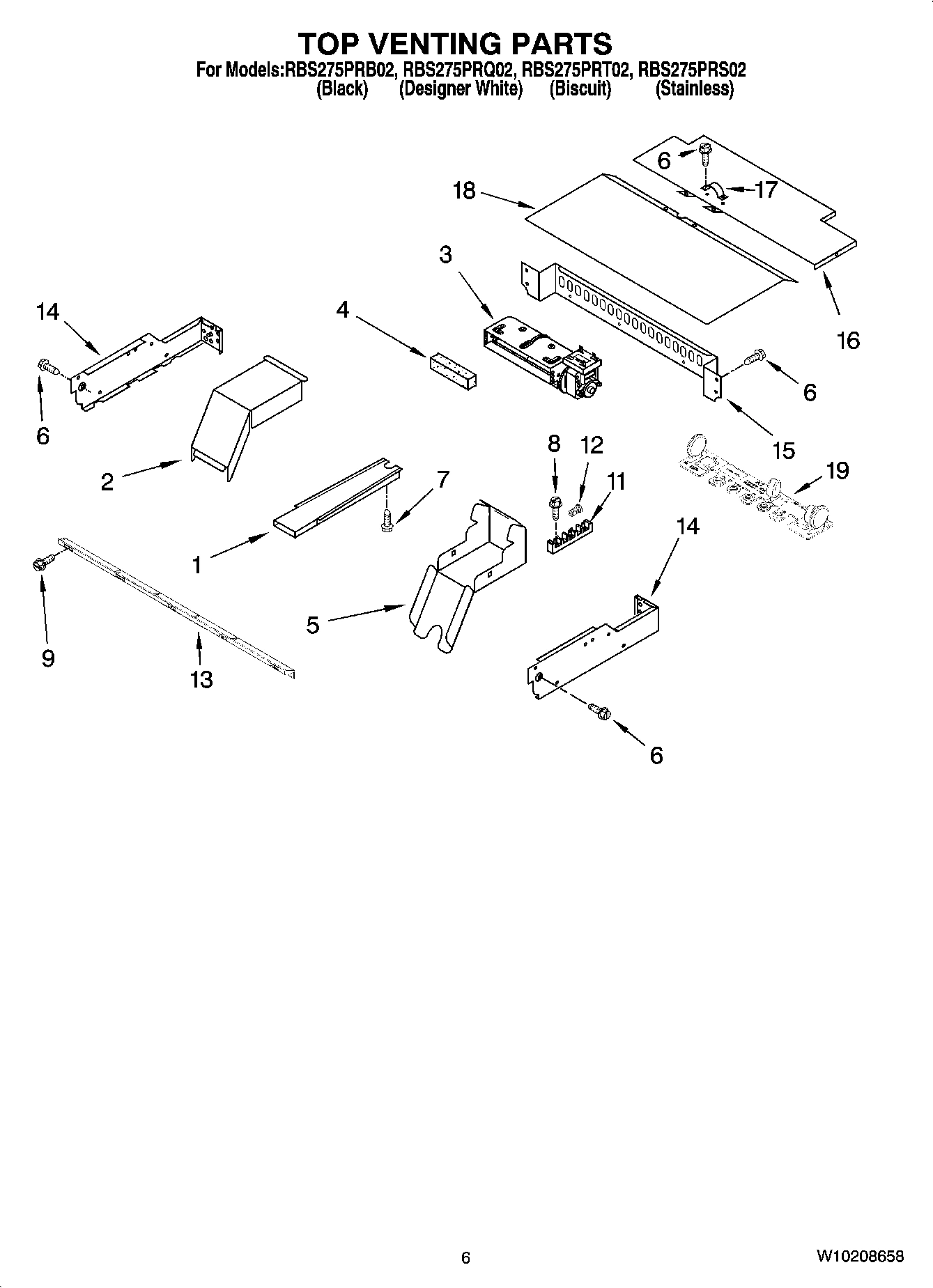 05 - TOP VENTING PARTS, OPTIONAL PARTS
