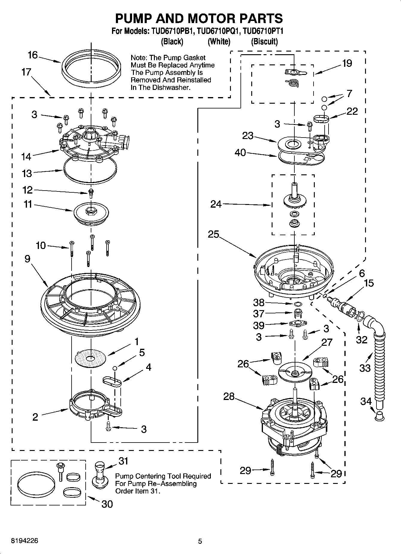04 - PUMP AND MOTOR PARTS