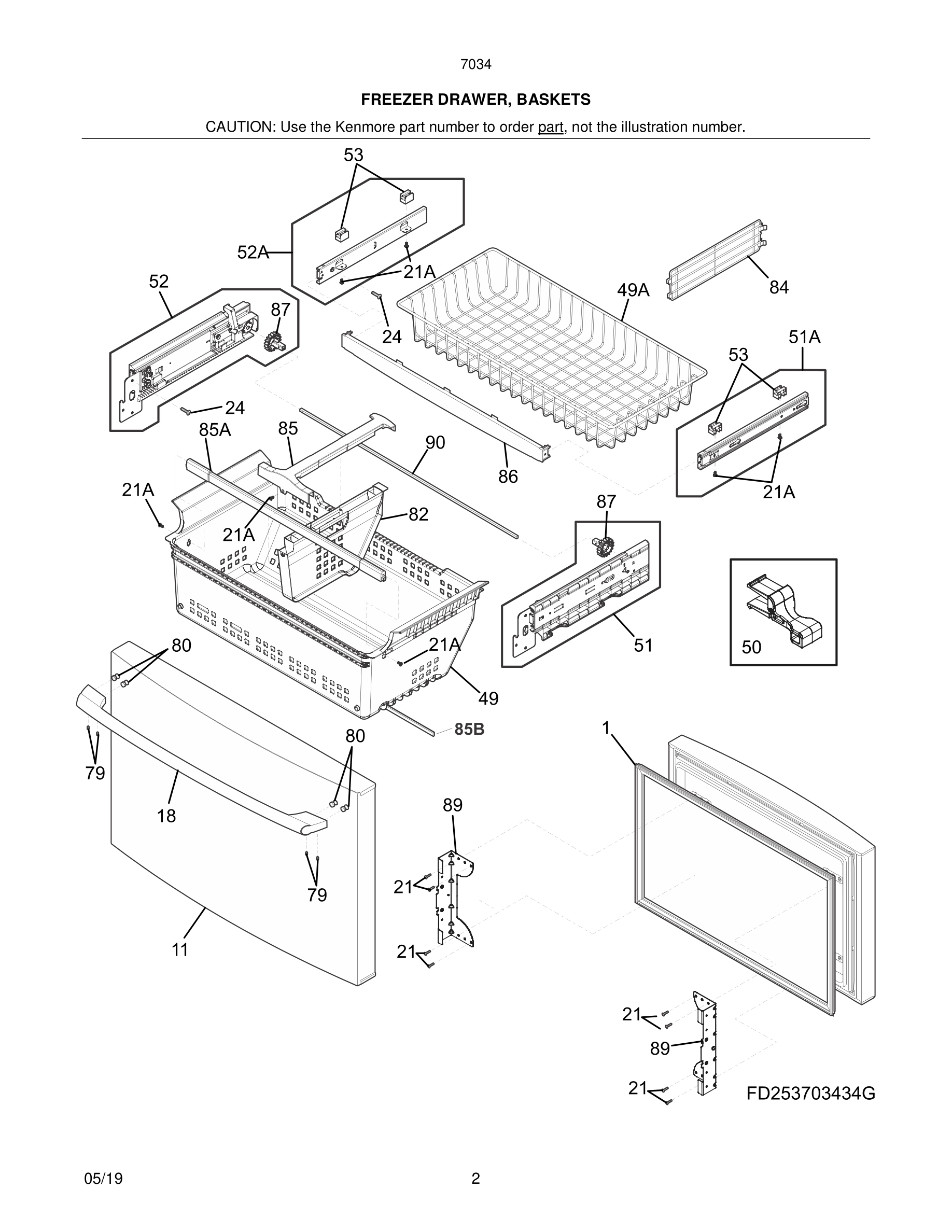 03 - FREEZER DRAWER, BASKETS