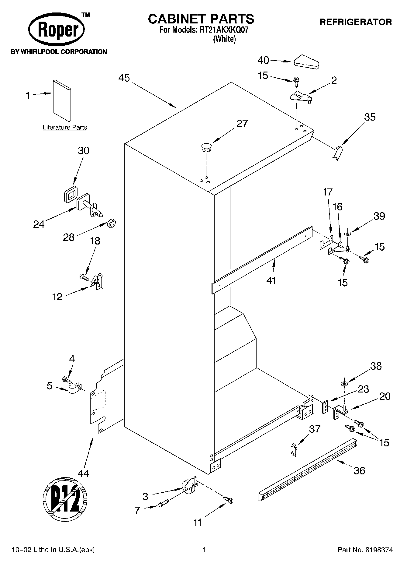 01 - CABINET, LITERATURE