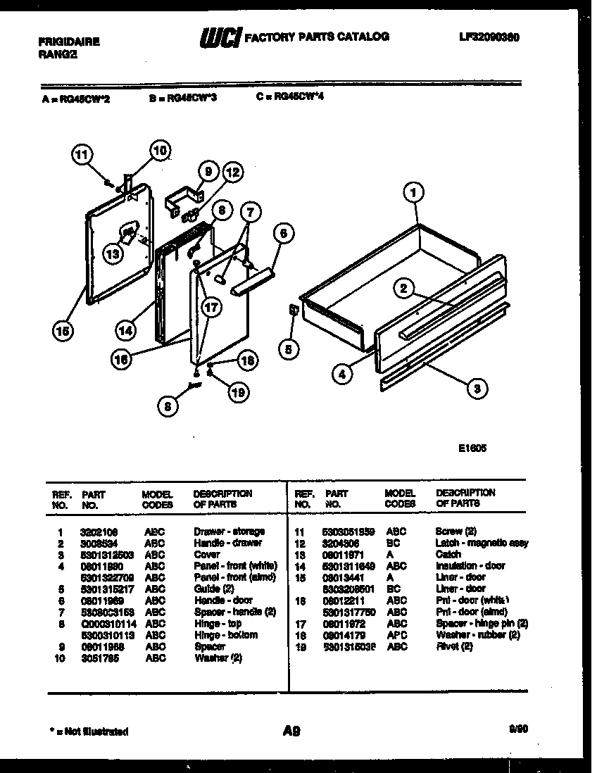 03 - DOOR AND DRAWER PARTS