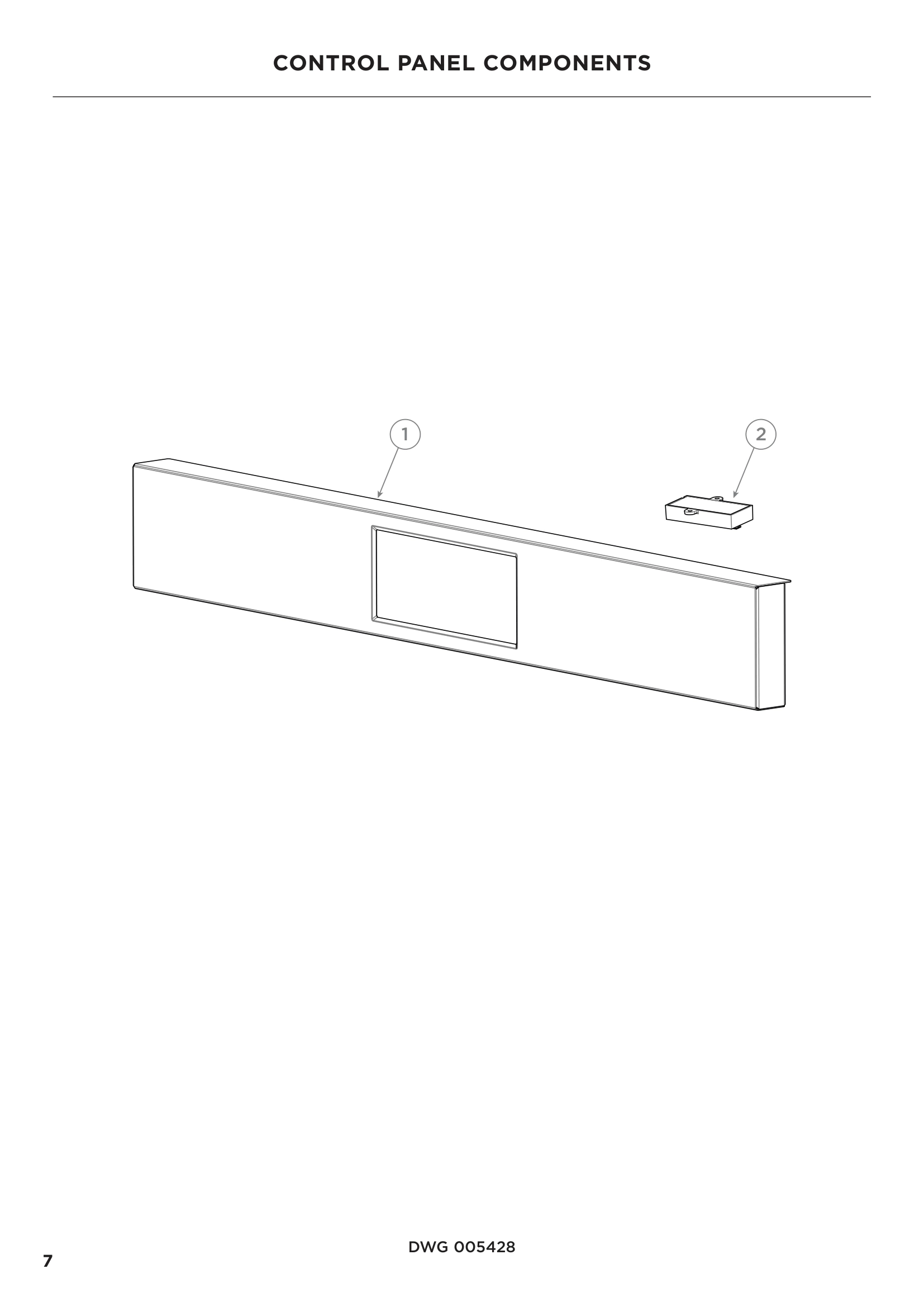 CONTROL PANEL COMPONENTS