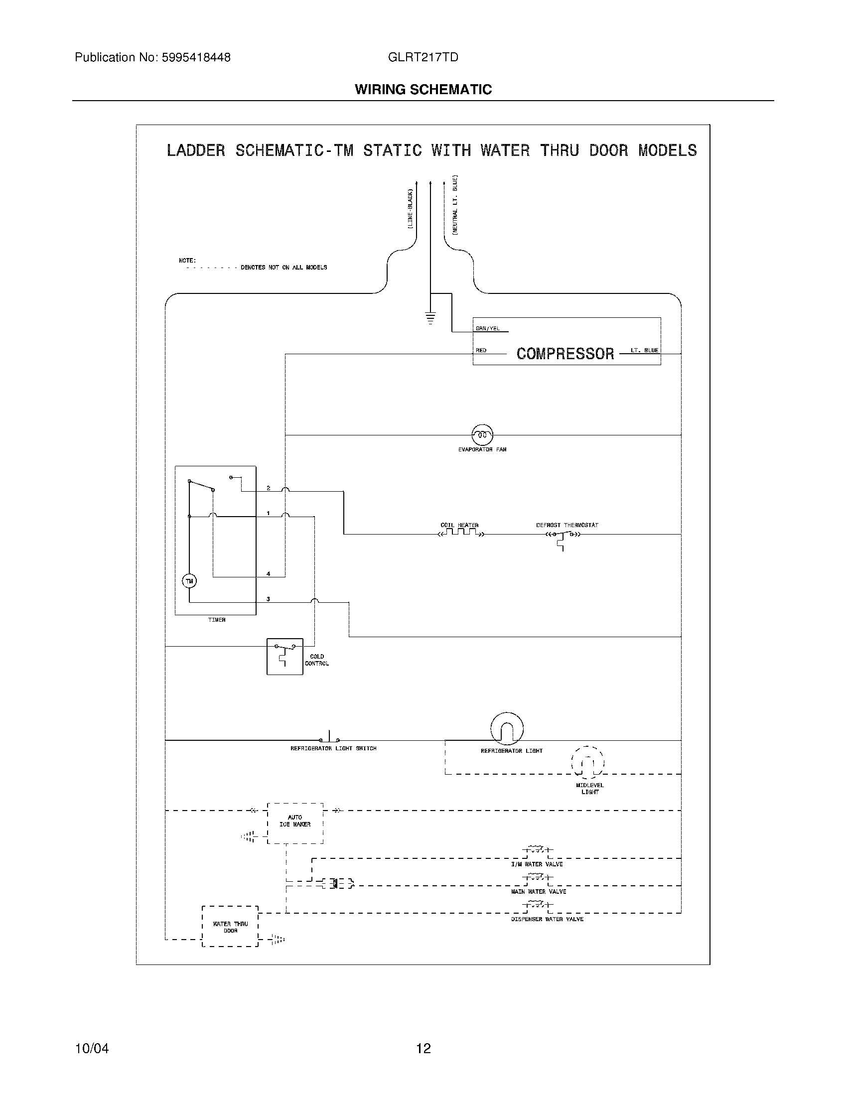 12 - WIRING SCHEMATIC