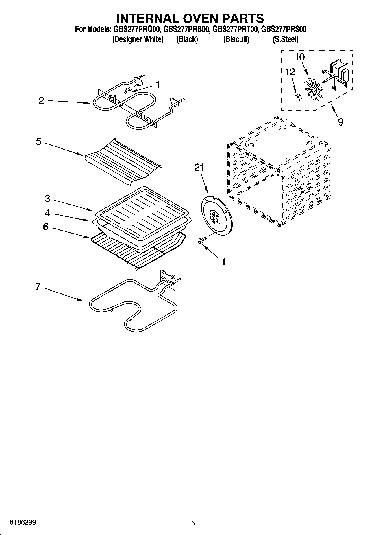 04 - INTERNAL OVEN PARTS