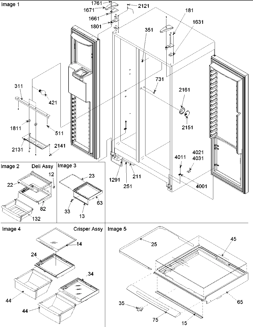 11 - Refrigerator/Freezer Lights and Hinges