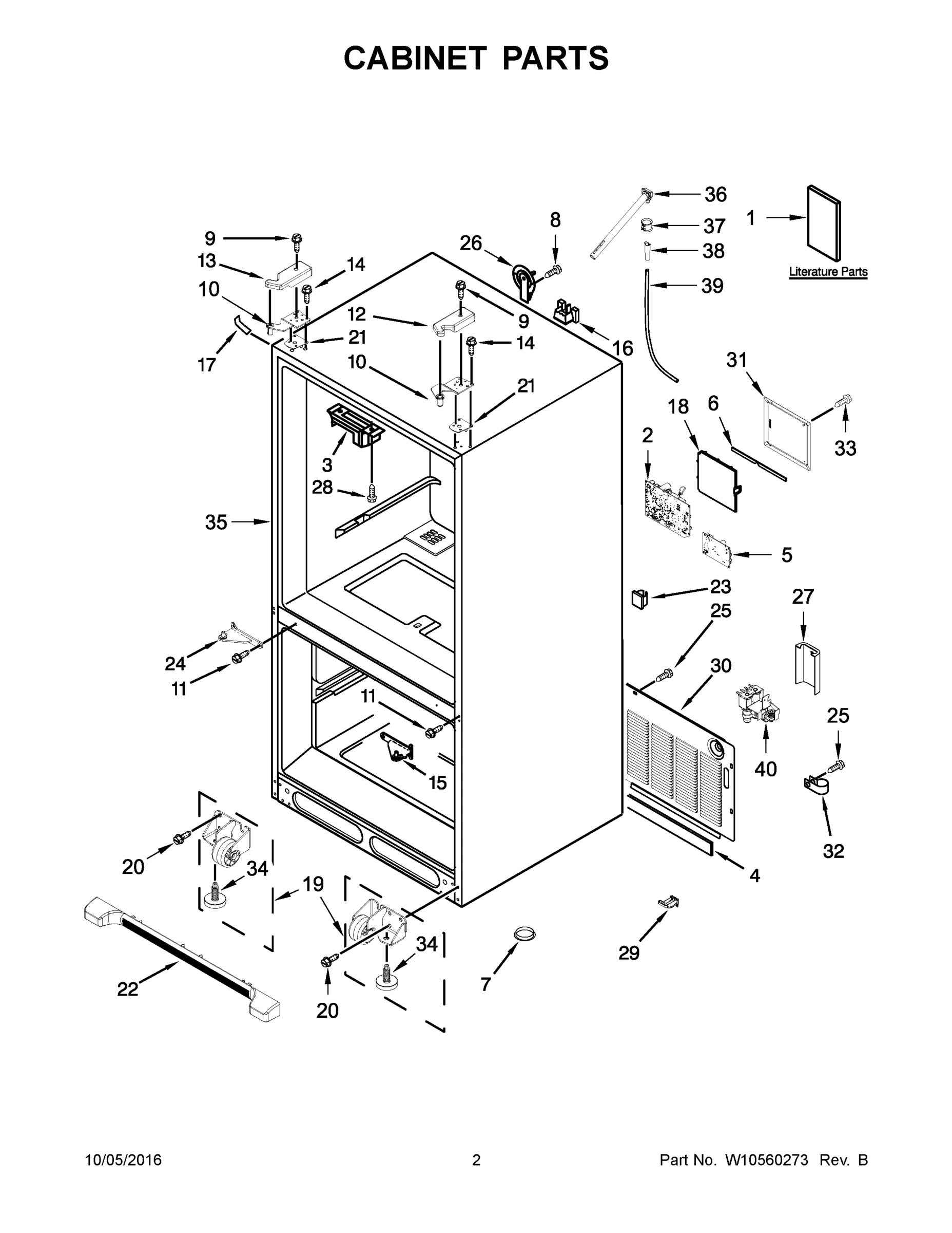 02 - CABINET PARTS