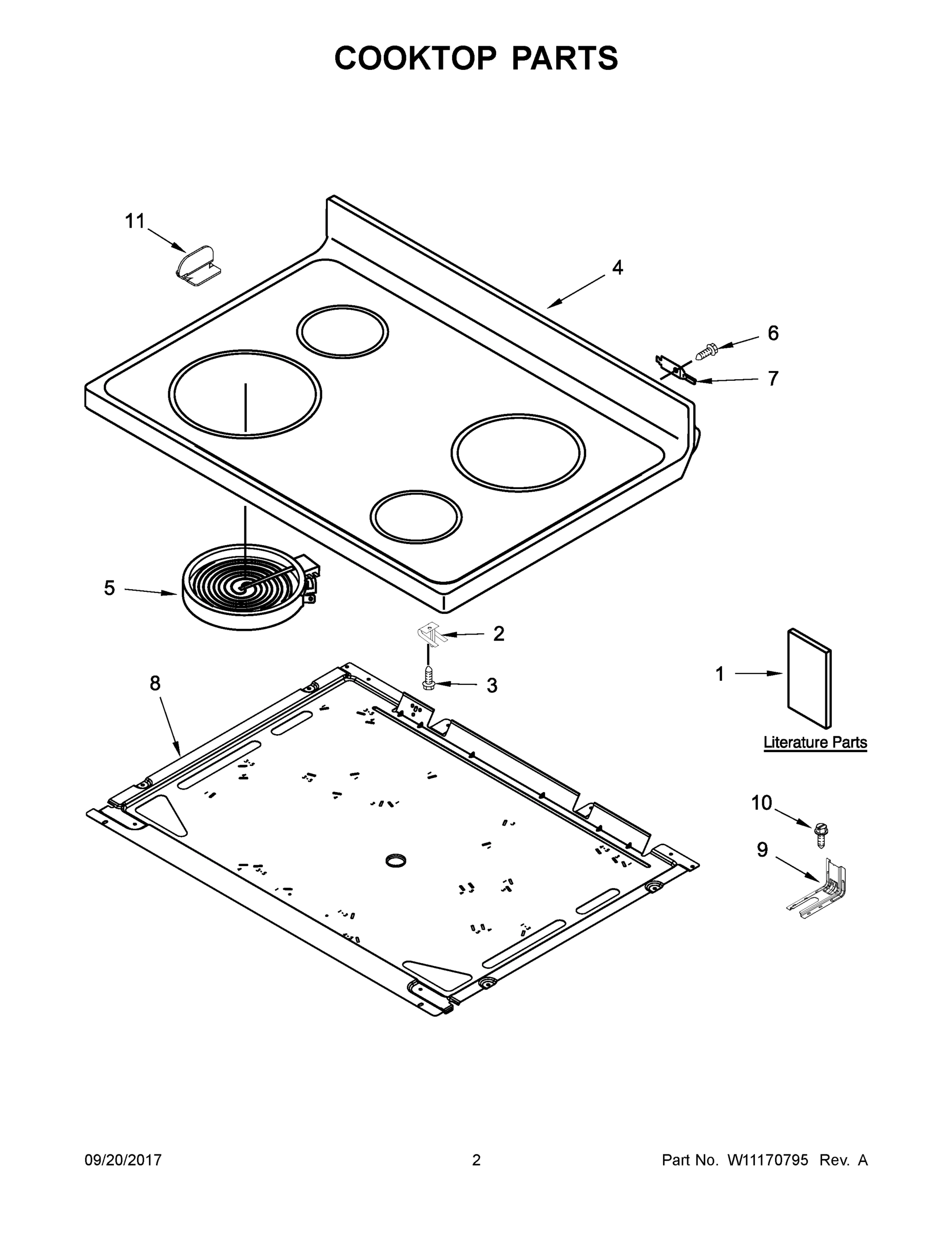 02 - COOKTOP PARTS