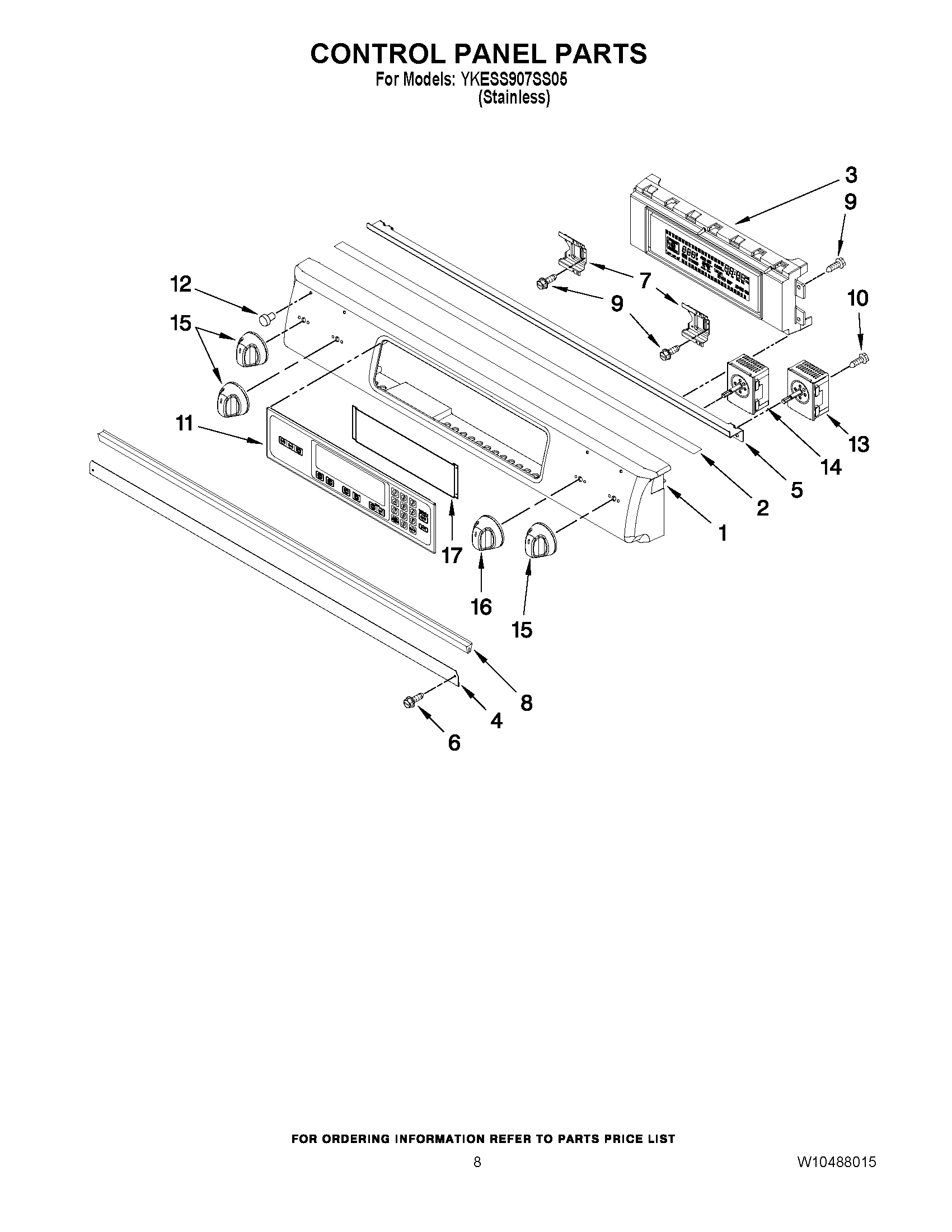 05 - CONTROL PANEL PARTS
